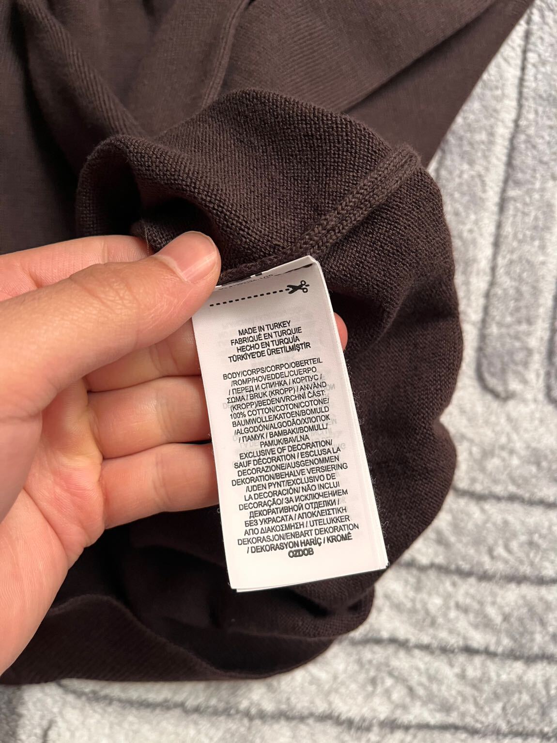 Polo Ralph Lauren Kahverengi triko Kazak — görsel 5/6