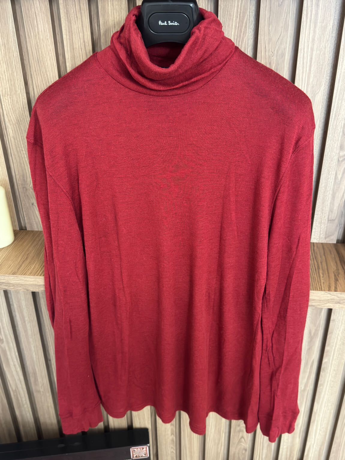 Balmain Kırmızı Boğazlı Yaka Kazak — görsel 2/6