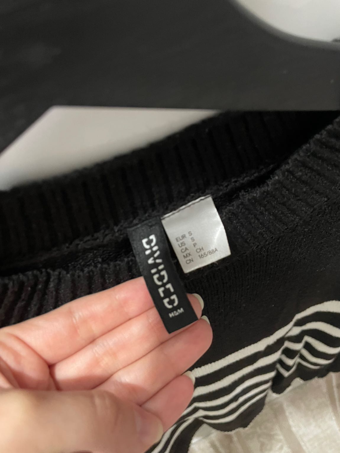 H&M Çizgili Kazak — görsel 3/3