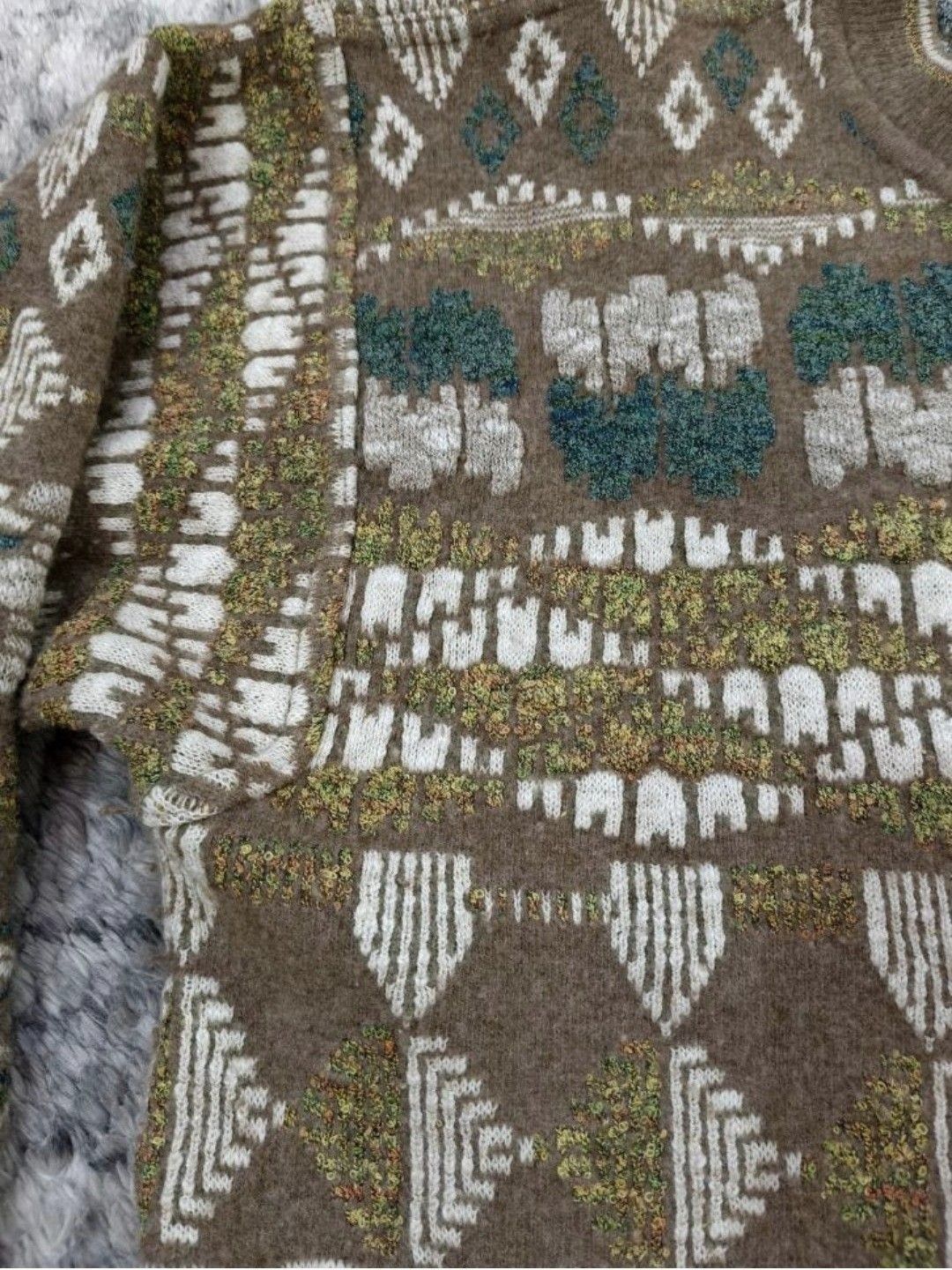 Kuzu yünü Vintage unisex Kazak — görsel 5/6