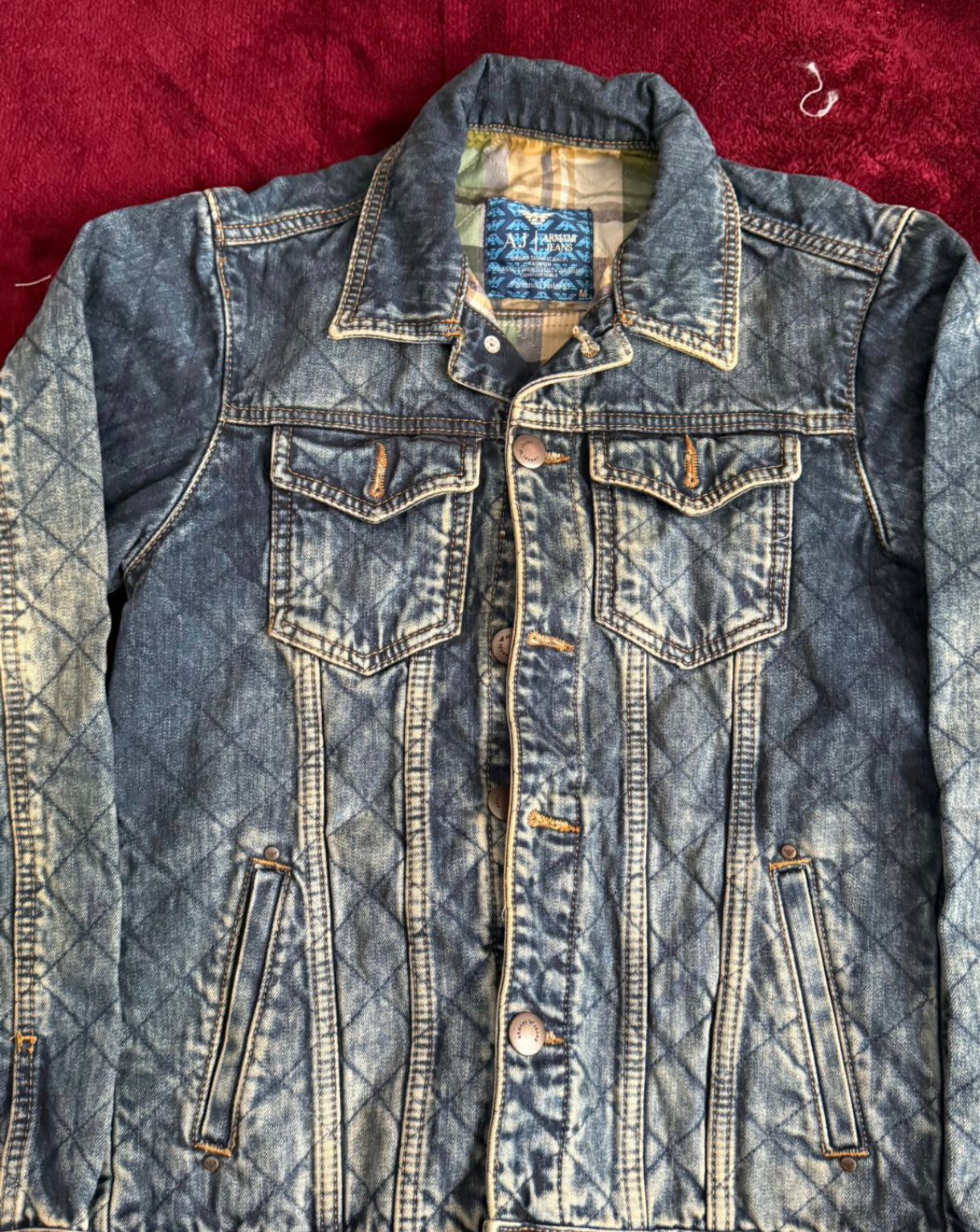 armani jeans jacket y2k vintage — görsel 3/5