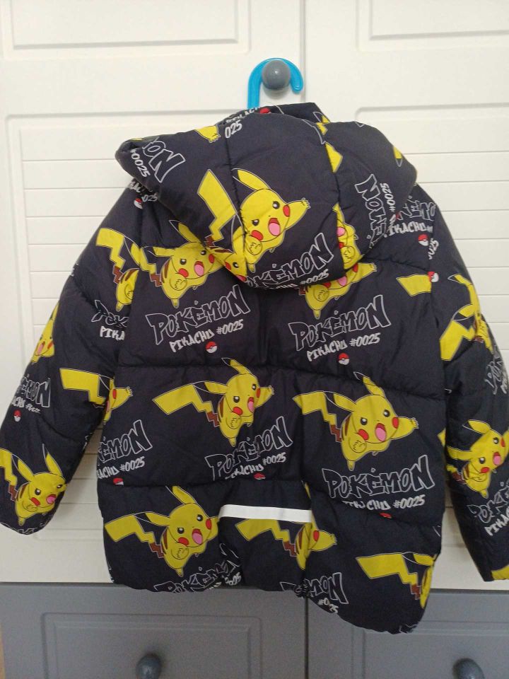 Pokemon Pikachu Kapüşonlu Mont — görsel 8/11