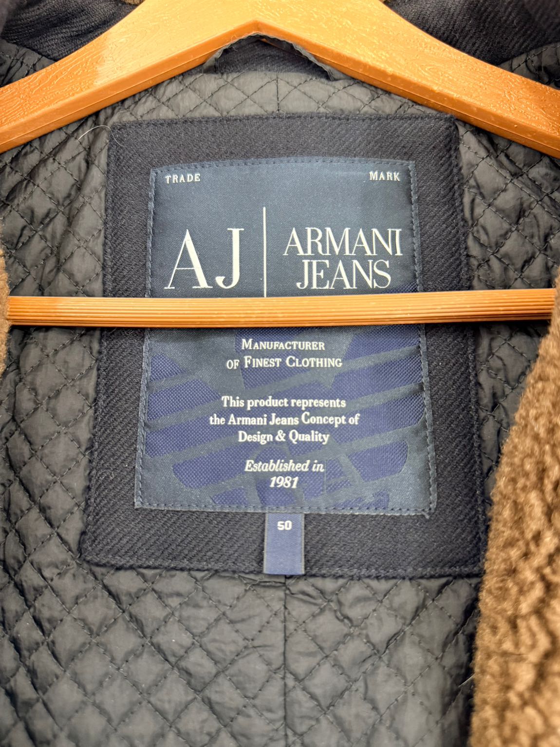 Armani Lacivert lü Kaban Orijinal L — görsel 10/10