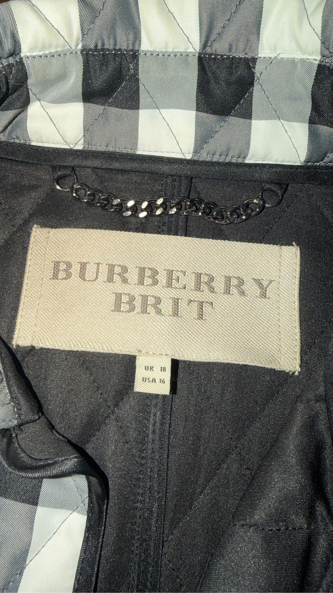 Burberry Ekose Mont — görsel 4/5