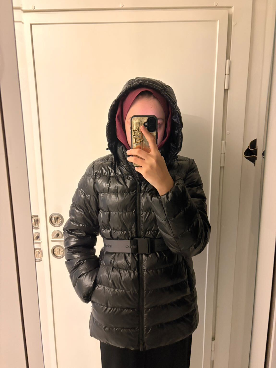 Calvin Klein Siyah Puffer Mont — görsel 6/12