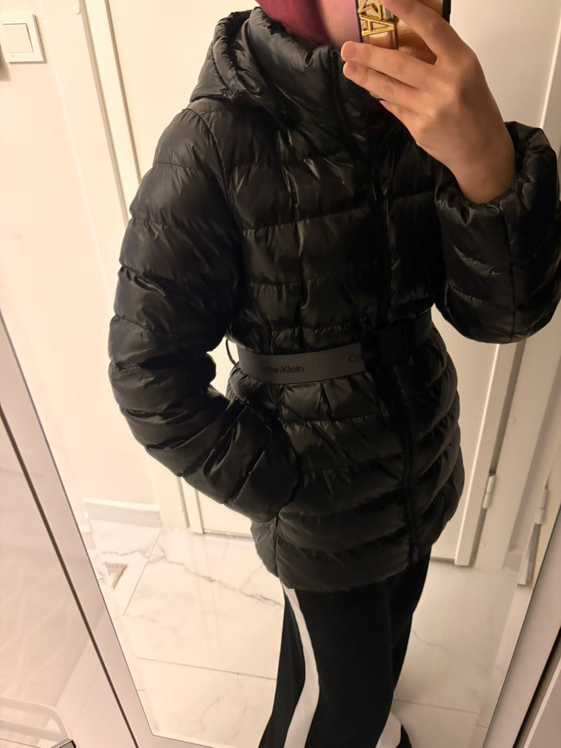 Calvin Klein Siyah Puffer Mont — görsel 5/12
