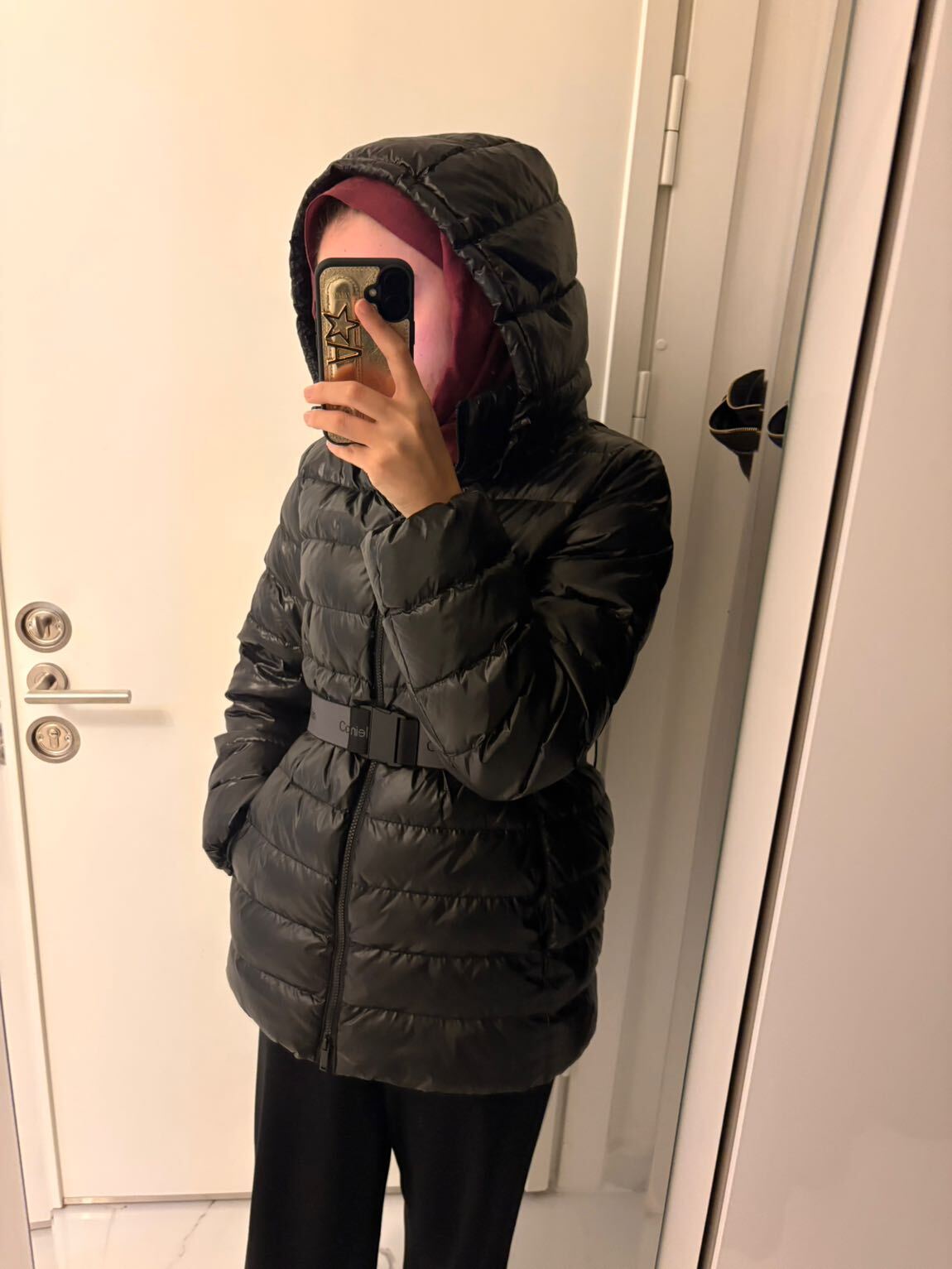 Calvin Klein Siyah Puffer Mont — görsel 7/12