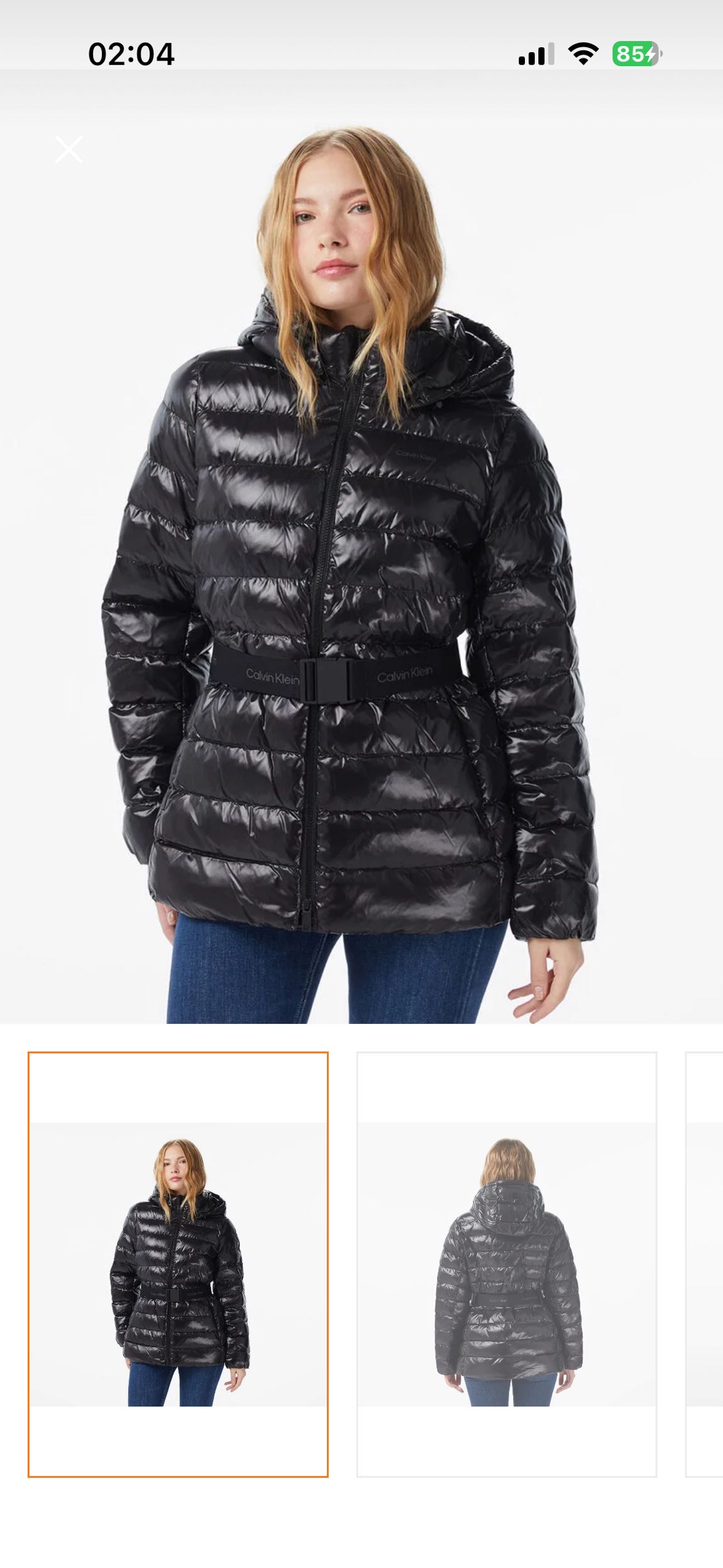 Calvin Klein Siyah Puffer Mont — görsel 11/12