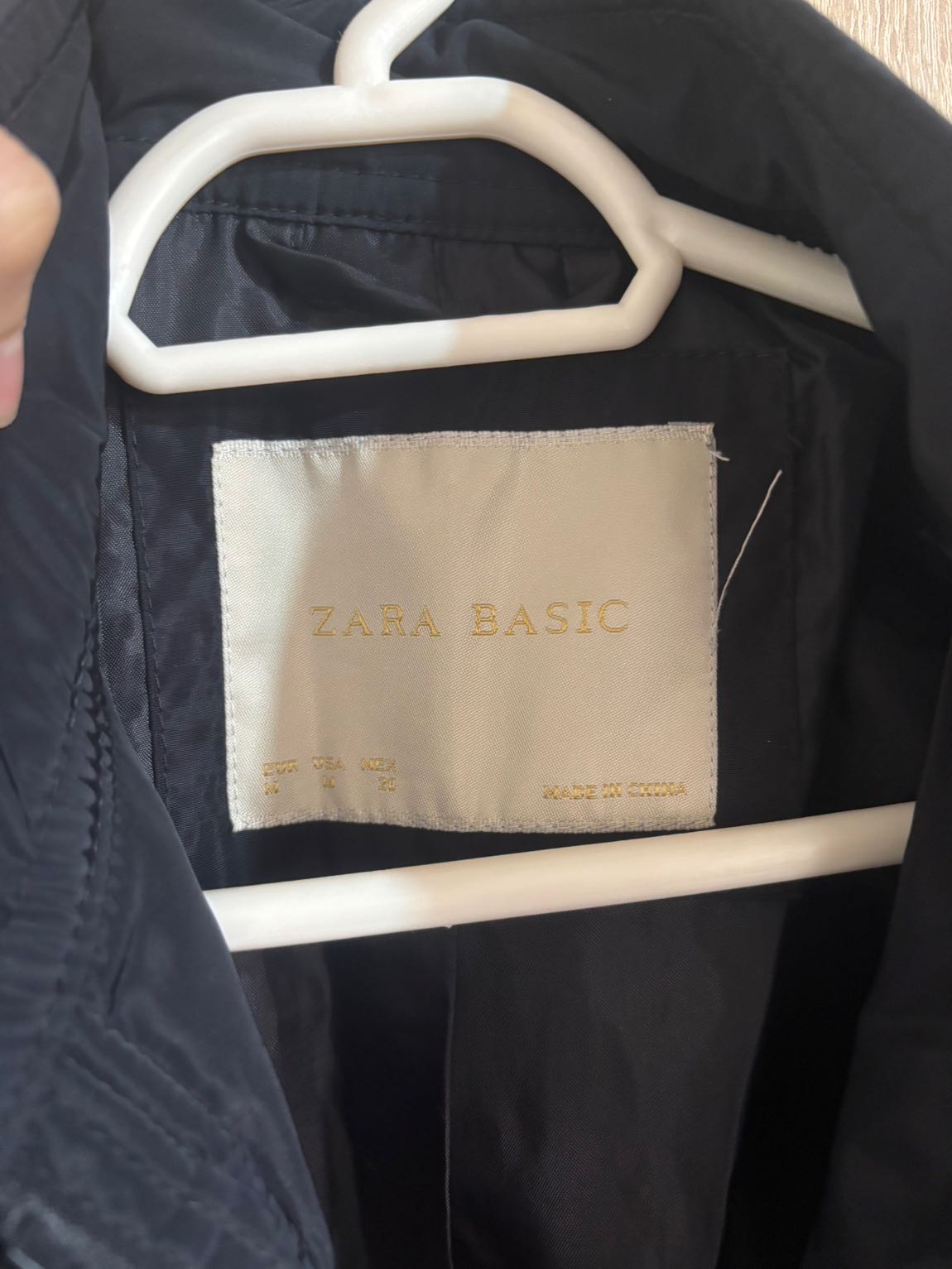Zara Lacivert Mont — görsel 2/8