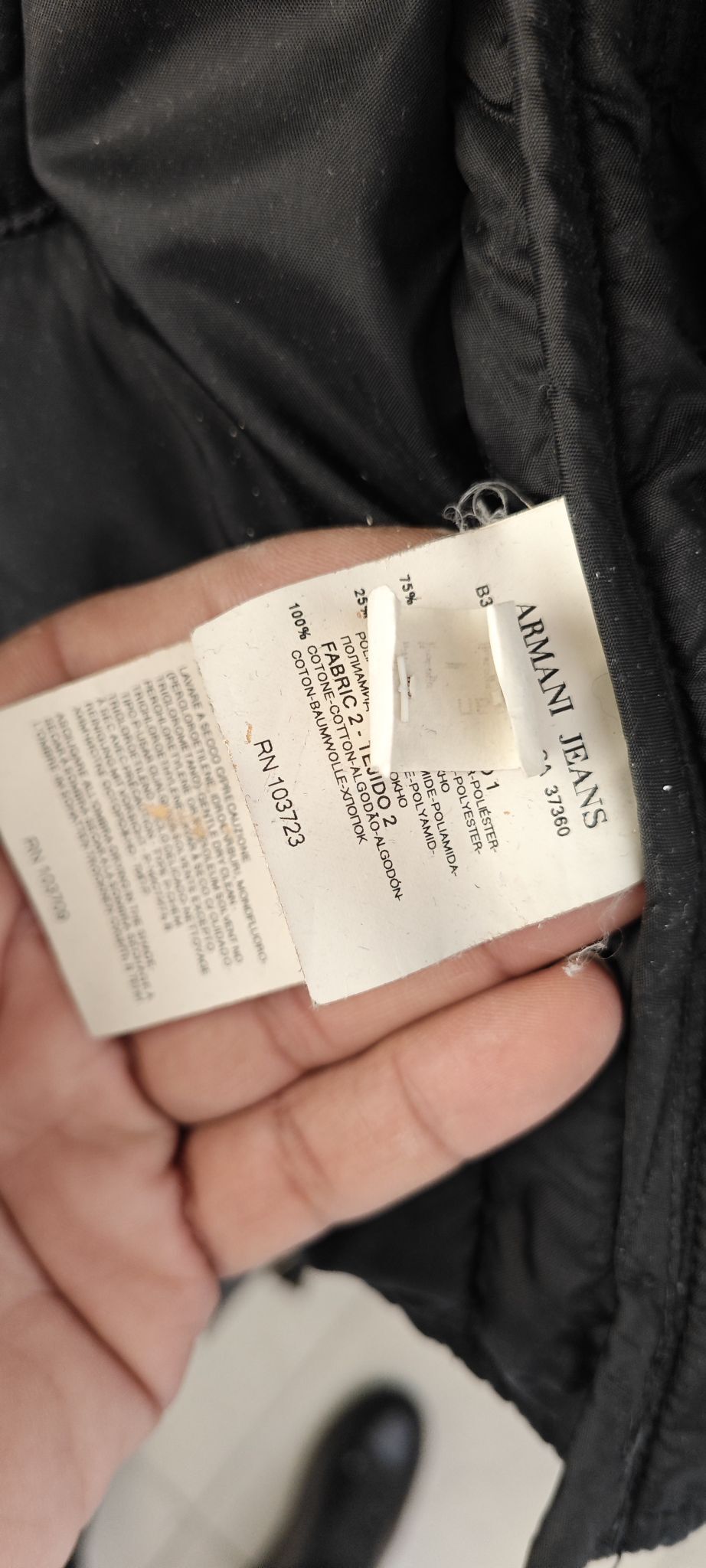 ORJİNAL ARMANİ JEANS MONT — görsel 13/14
