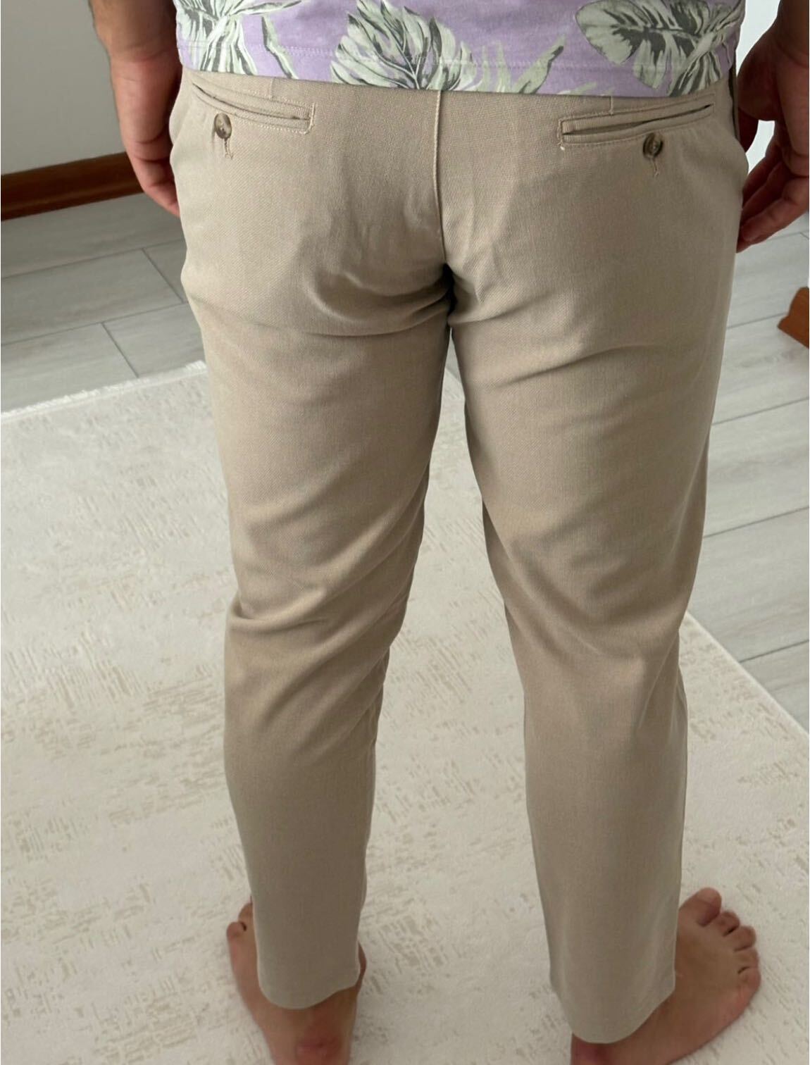 Süvari Bej Slim Fit Pantolon — görsel 3/3