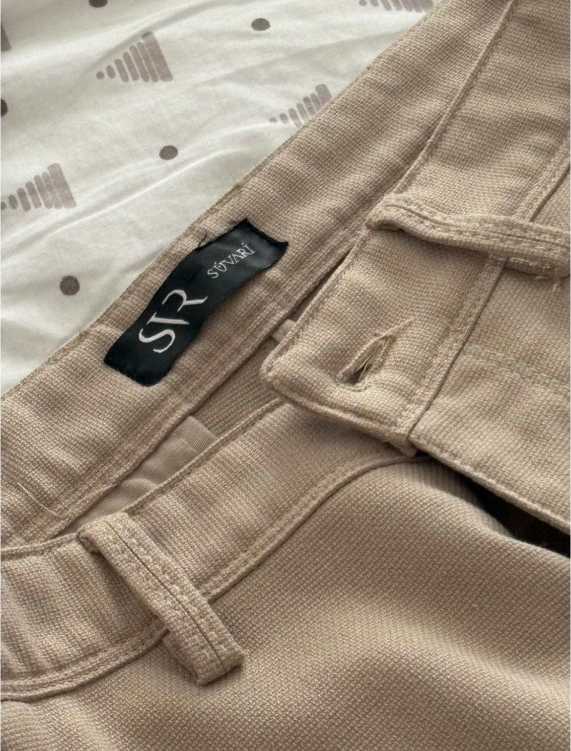 Süvari Bej Slim Fit Pantolon — görsel 2/3