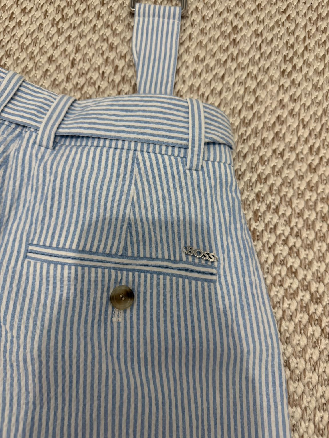 BOSS Bej Çizgili Pantolon — görsel 4/4