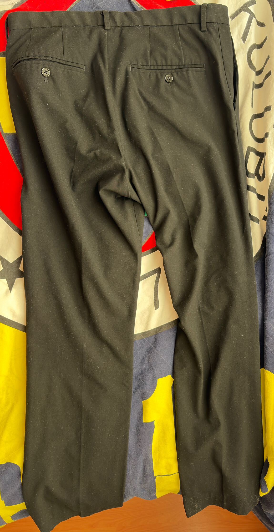 H&M Siyah Kumaş pantolon — görsel 2/3