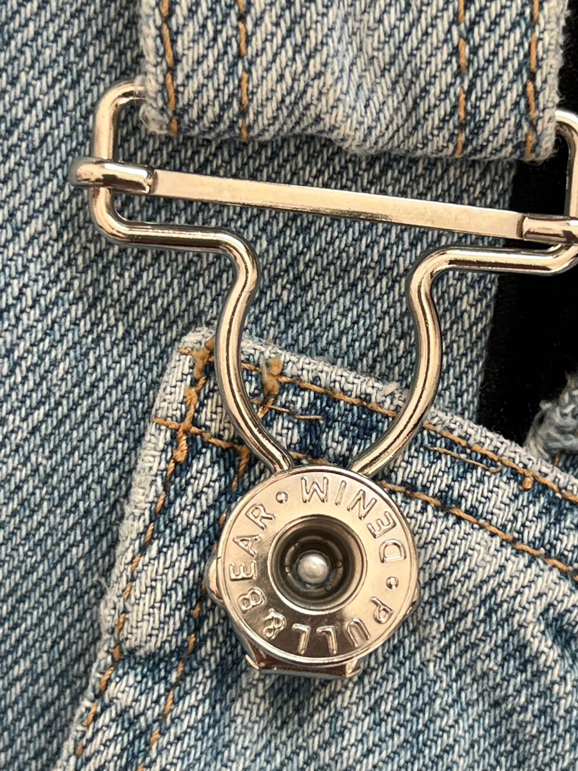 Orijinal Pull&Bear Denim Tulum — görsel 5/9