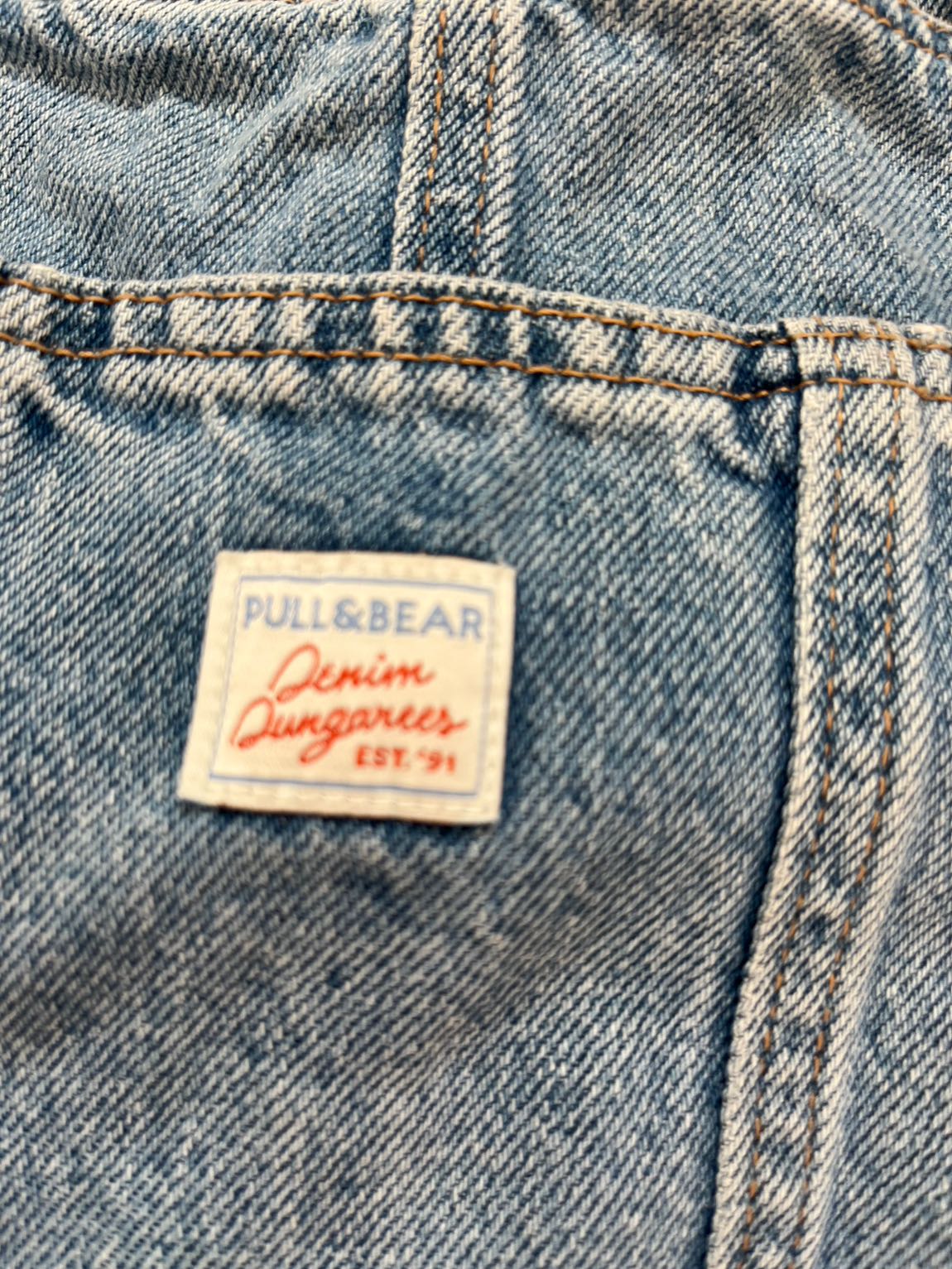 Orijinal Pull&Bear Denim Tulum — görsel 7/9