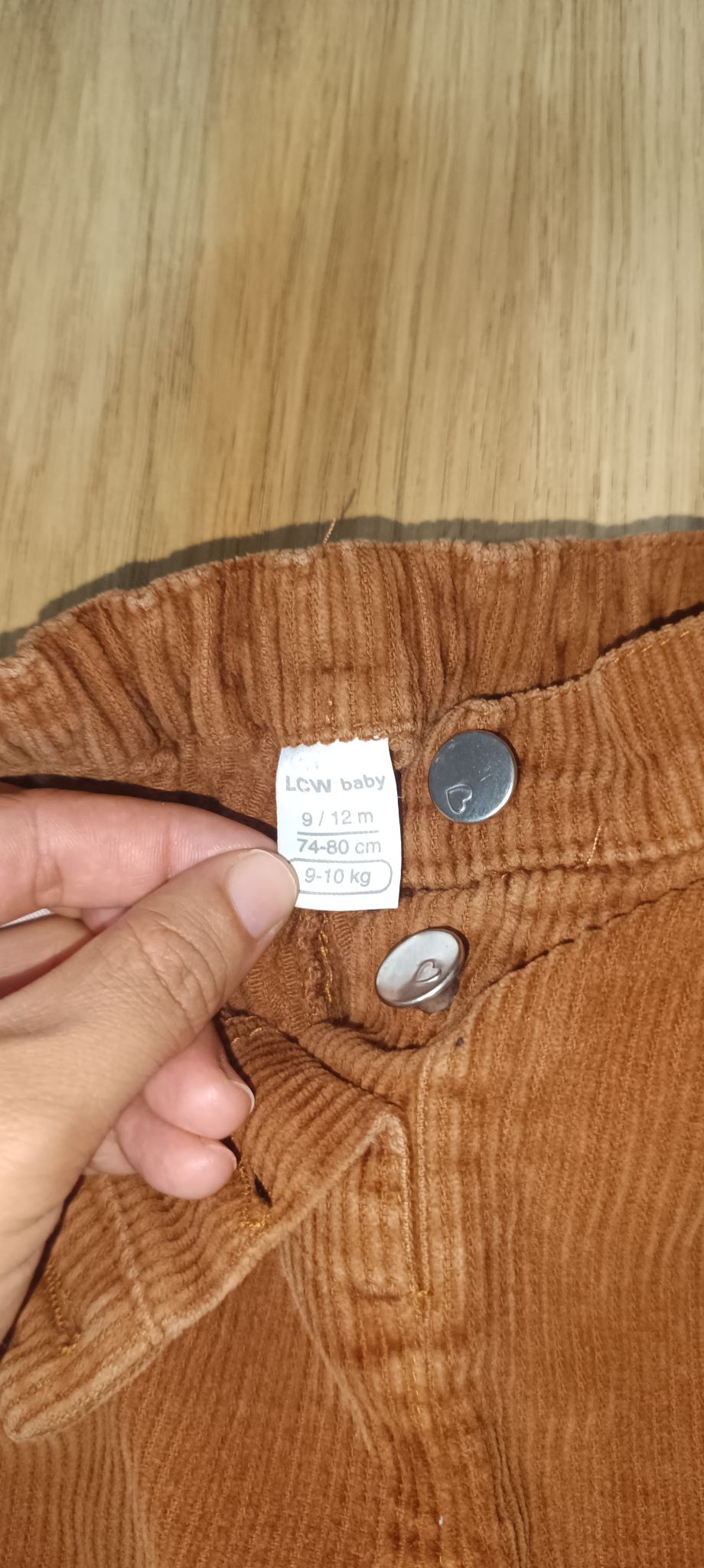 Koton Kahverengi Kadife Pantolon — görsel 2/3