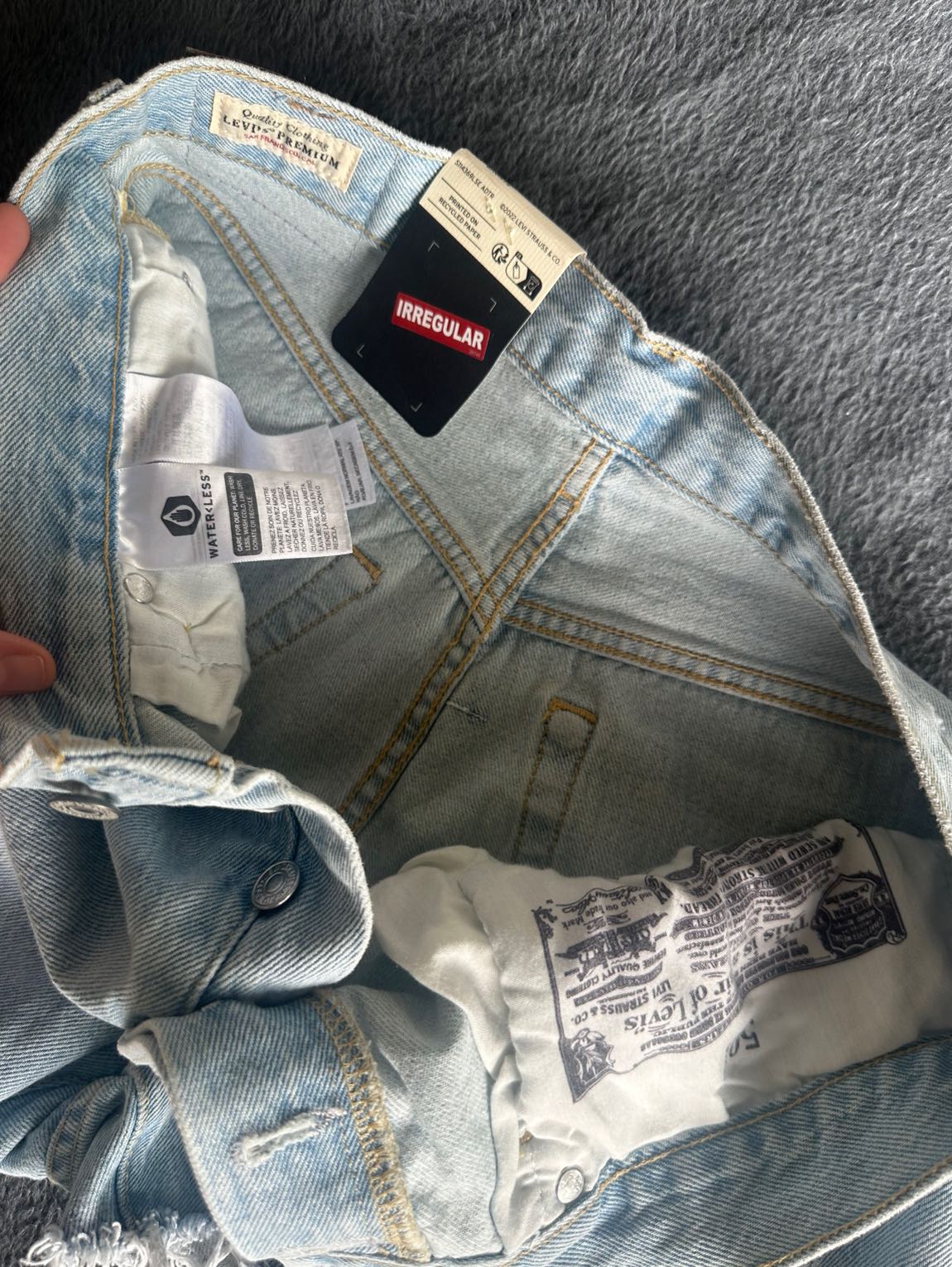 Levi's 501 Kot Şort — görsel 3/3