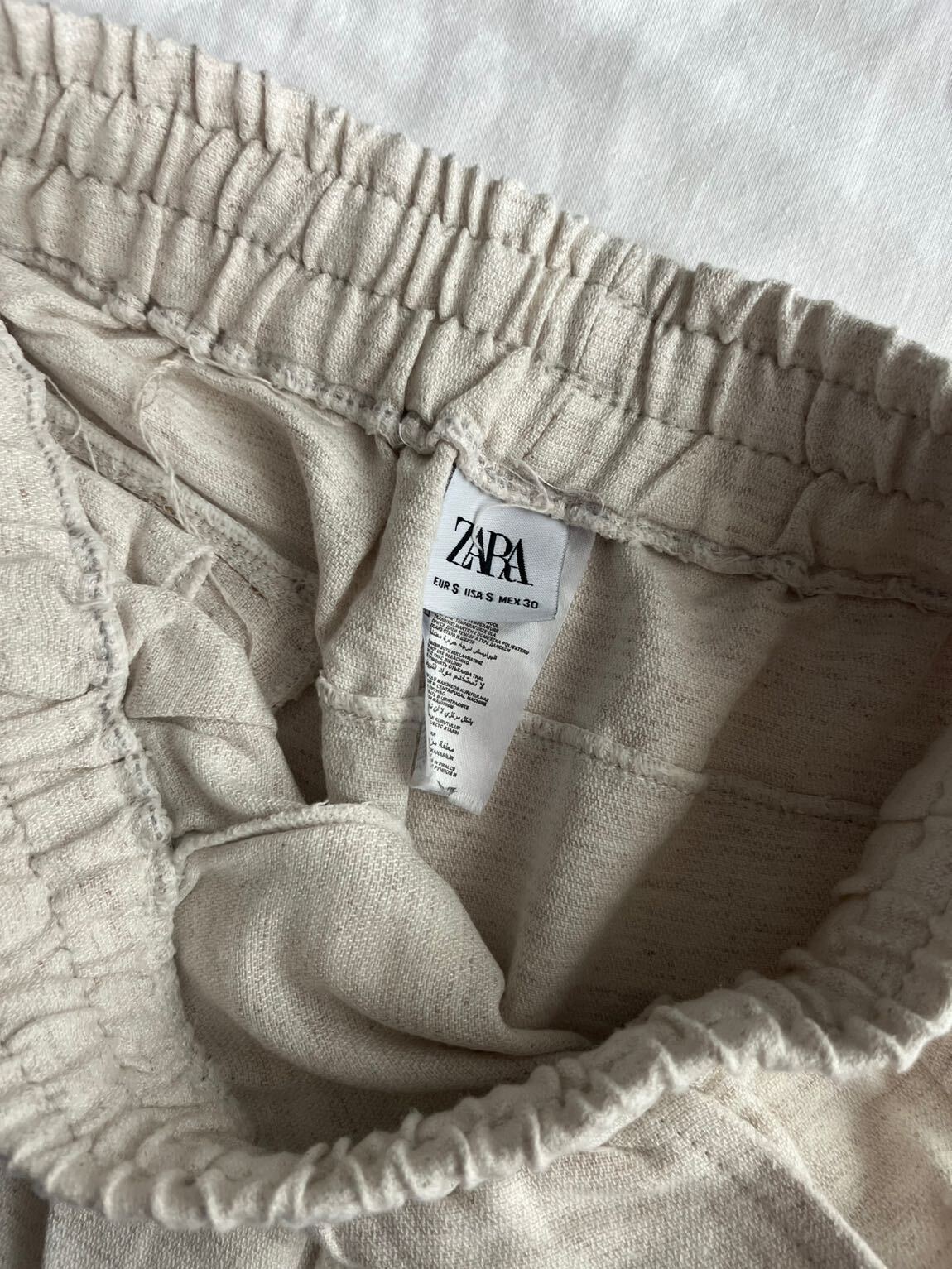 Zara Krem Şort — görsel 2/2