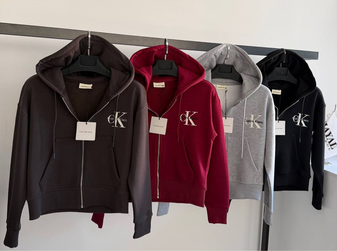 Calvin Klein Kahverengi Sweatshirt S M L — görsel 2/6