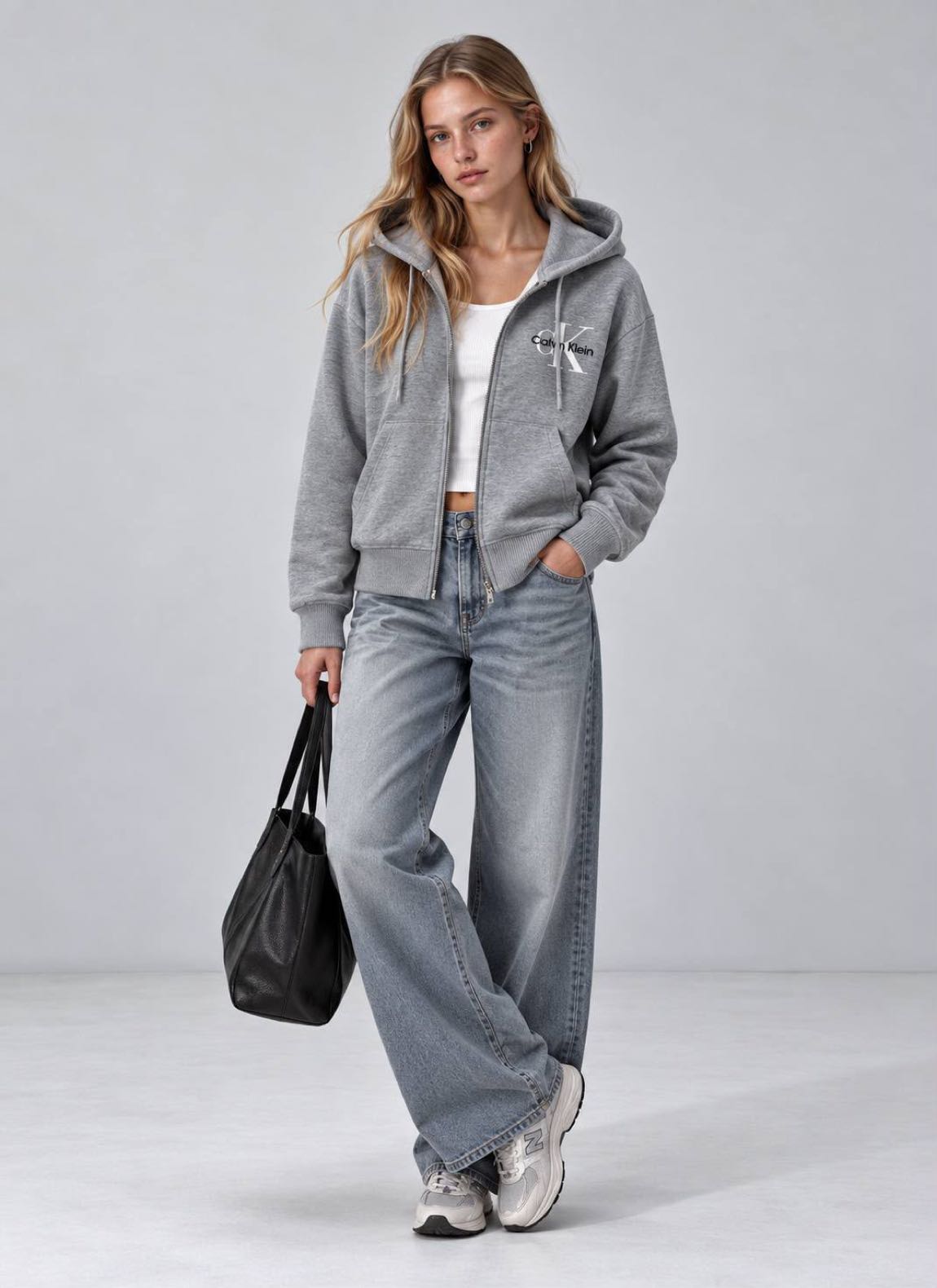 Calvin Klein Kahverengi Sweatshirt S M L — görsel 4/6