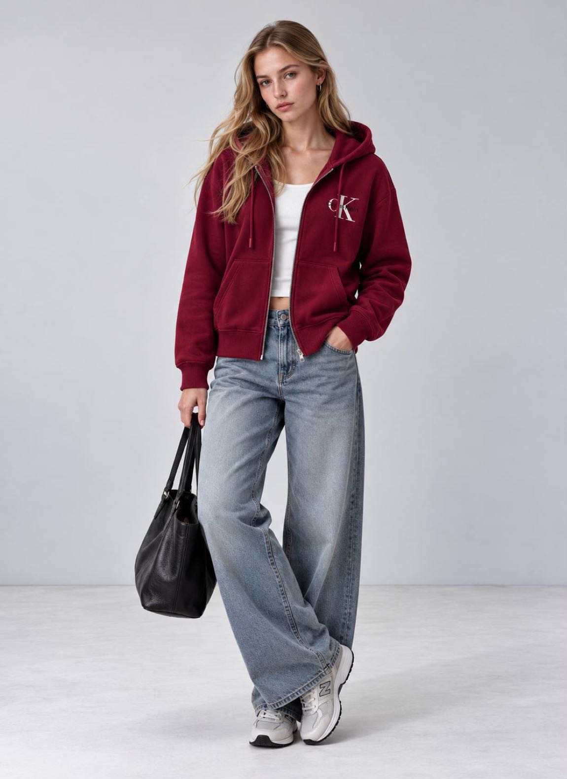 Calvin Klein Kahverengi Sweatshirt S M L — görsel 3/6