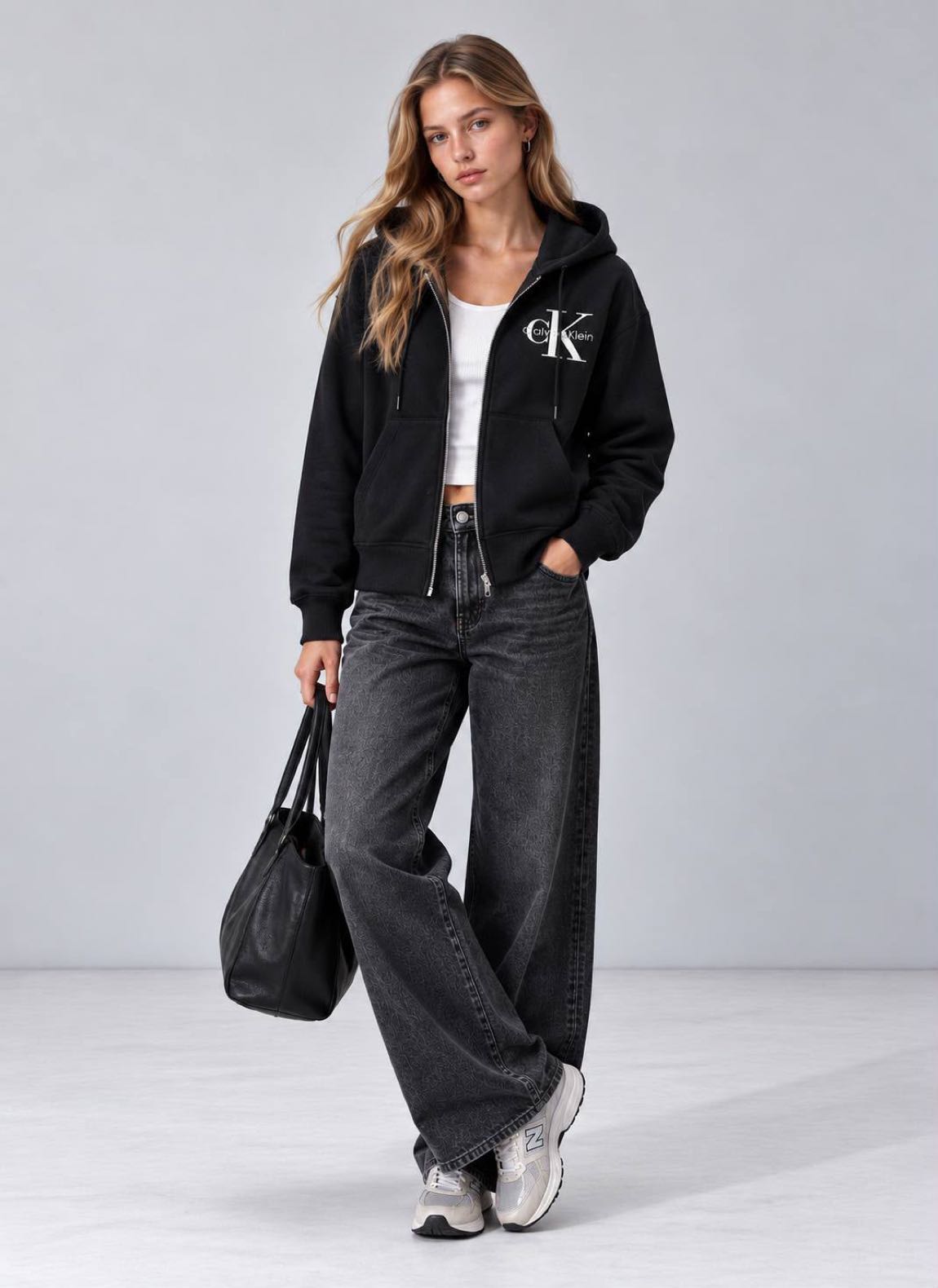 Calvin Klein Kahverengi Sweatshirt S M L — görsel 5/6