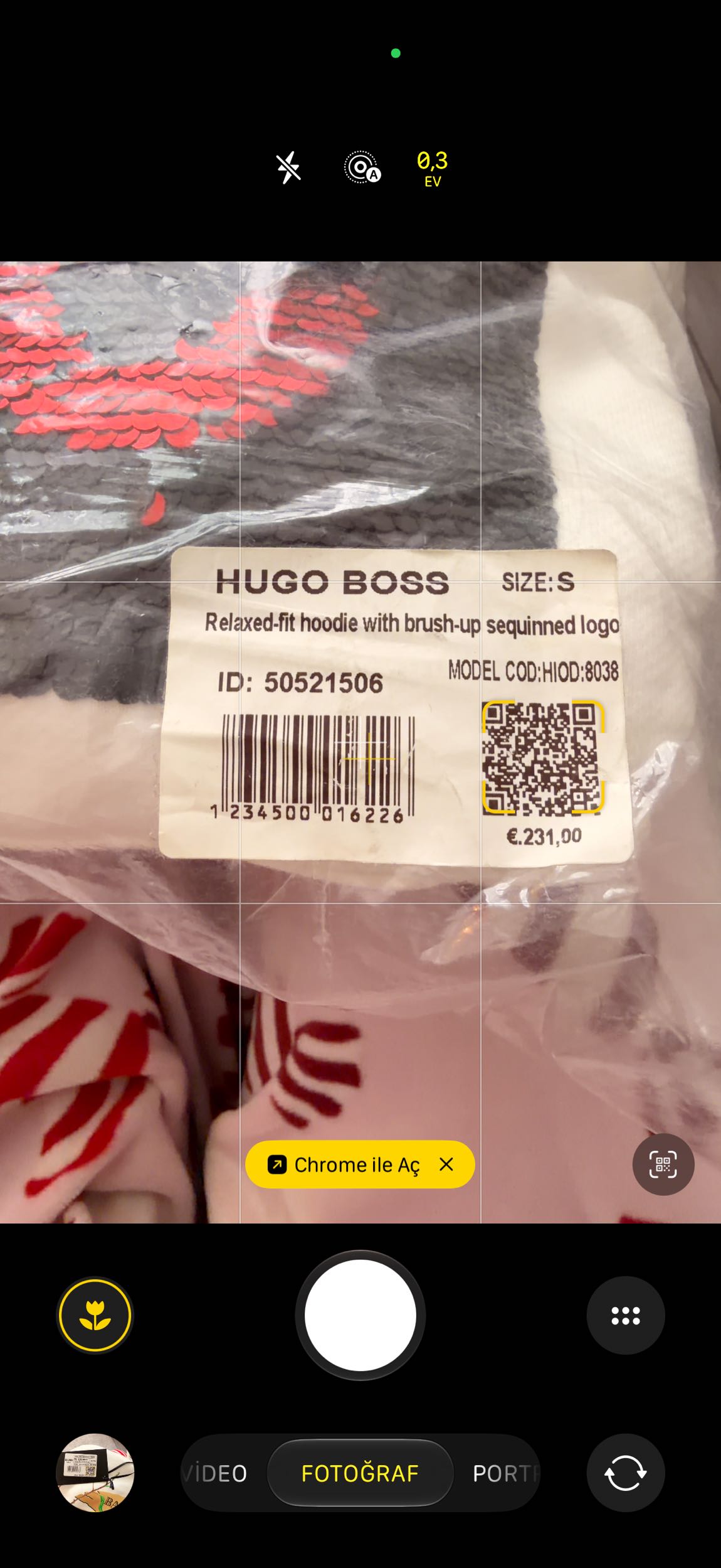 Hugo Boss Beyaz Sweatshirt — görsel 5/5