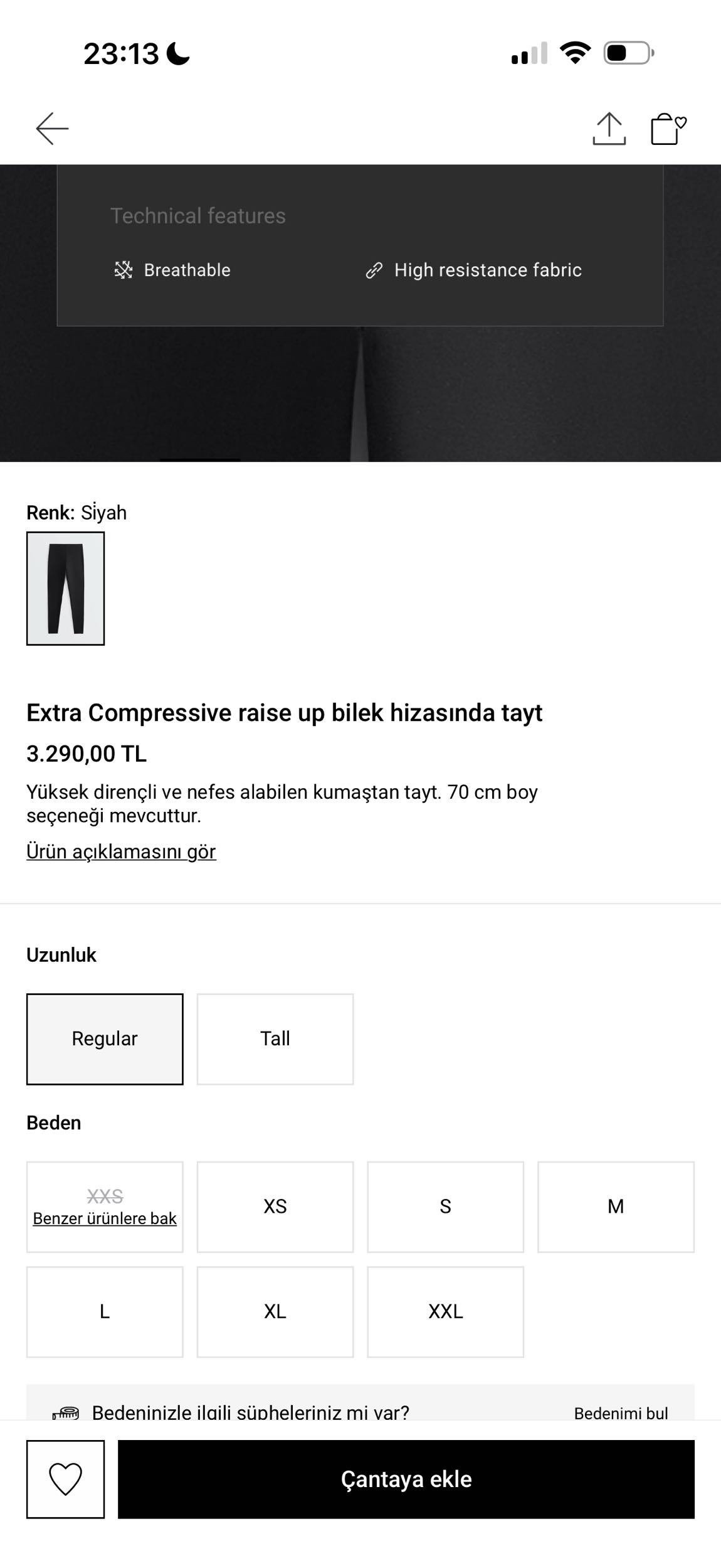 Oysho Raise Up tayt — görsel 4/4