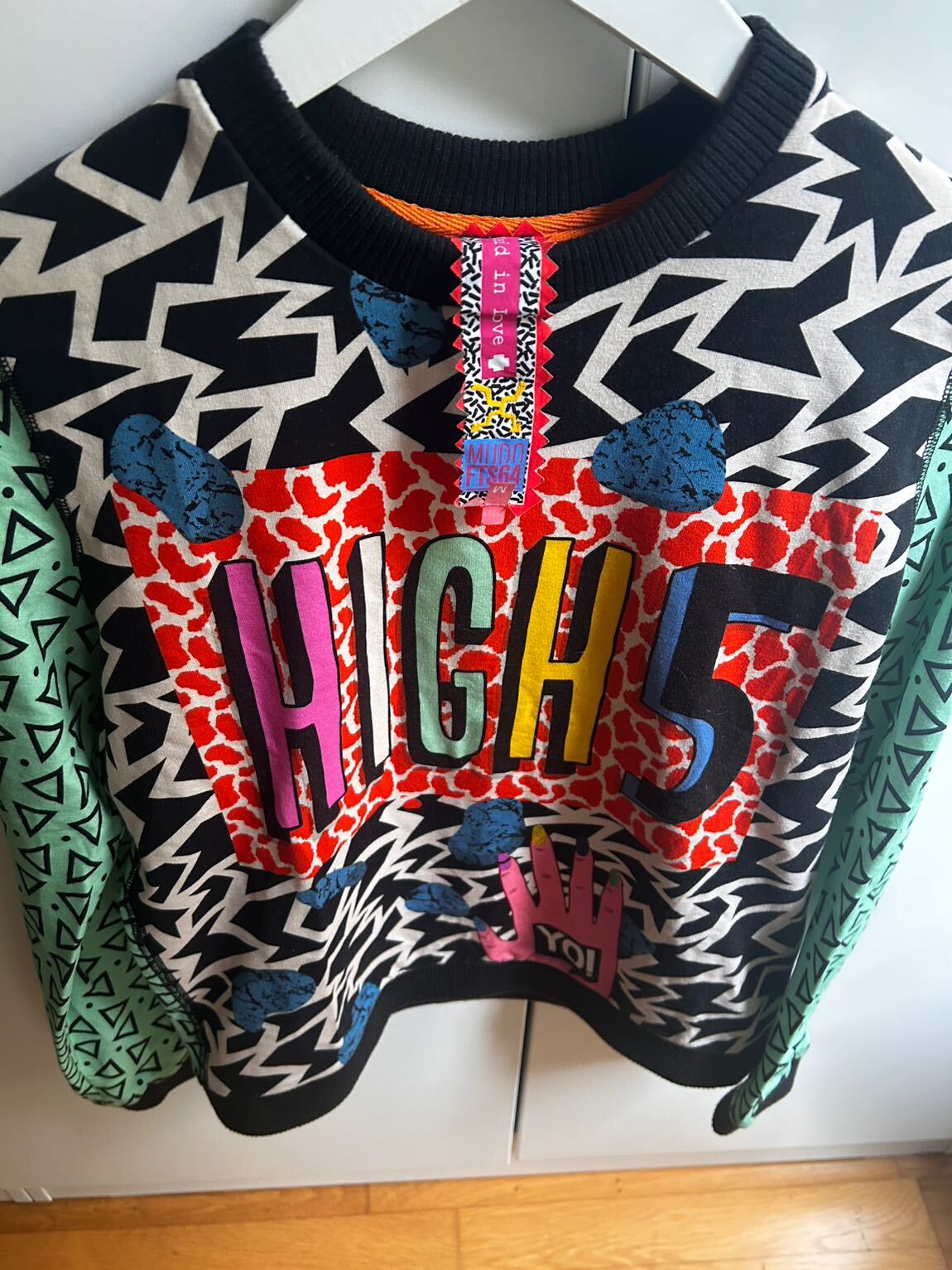 MUDO "HIGH 5" Sweatshirt – M — görsel 3/3