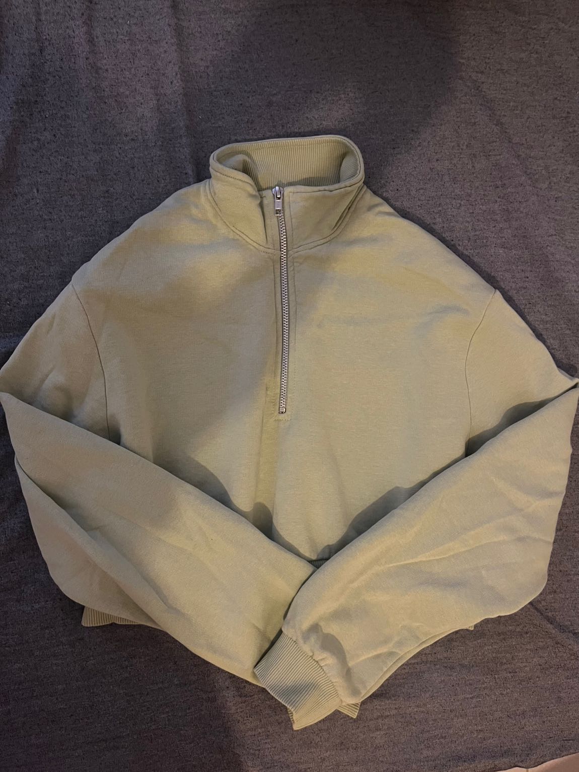 Yeşil Fermuarlı Sweatshirt — görsel 3/3