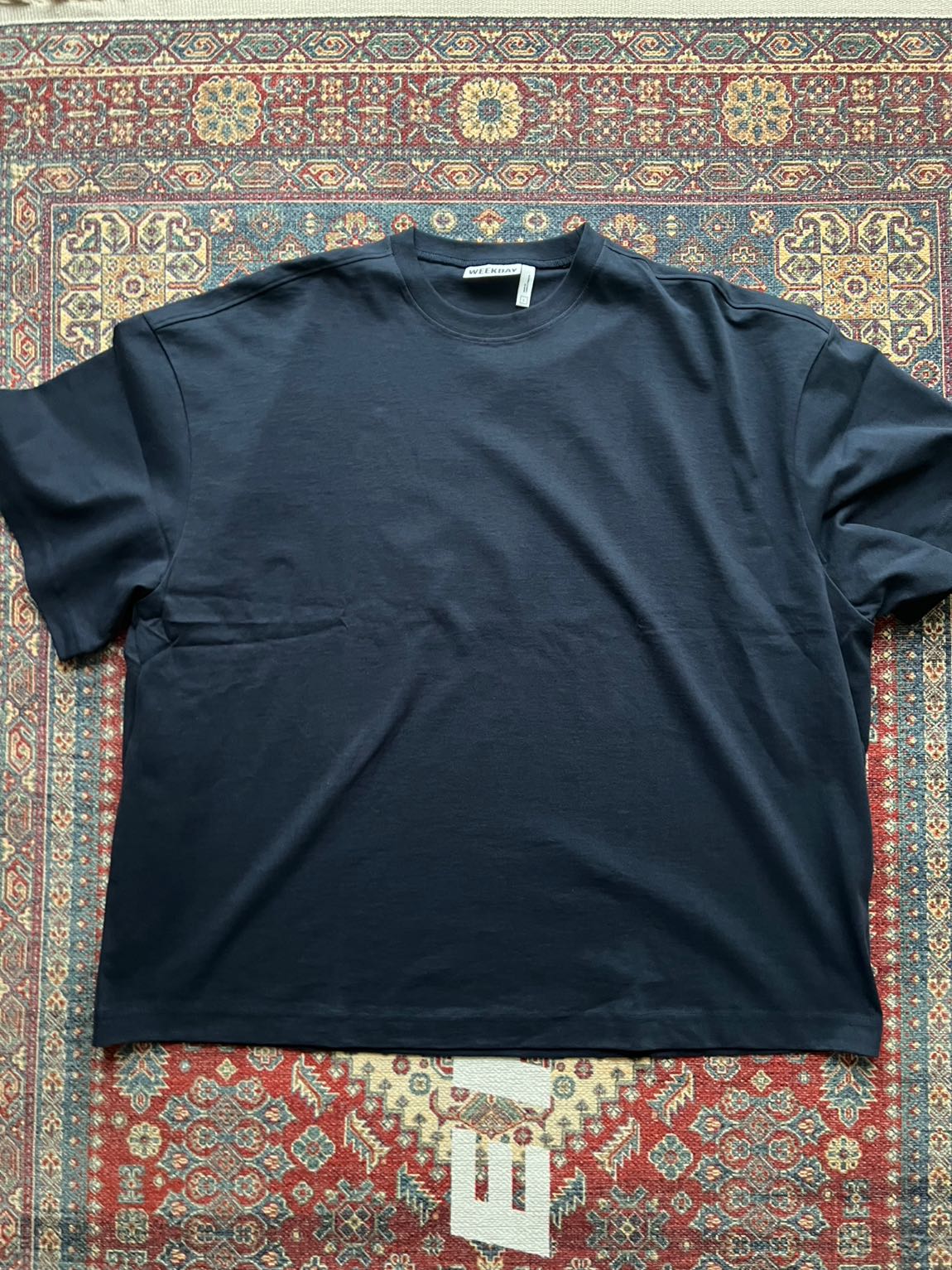 Sıfır Weekday Basic Oversize T-Shirt — görsel 2/4