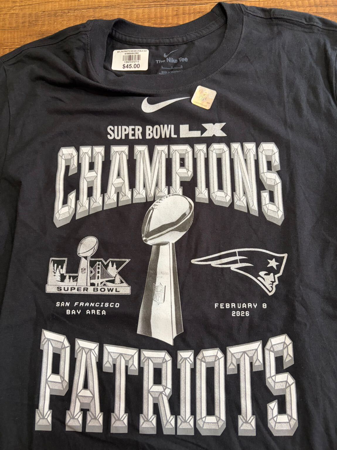 🇺🇸Nike Super Bowl LX Şampiyon T-Shirt — görsel 3/5
