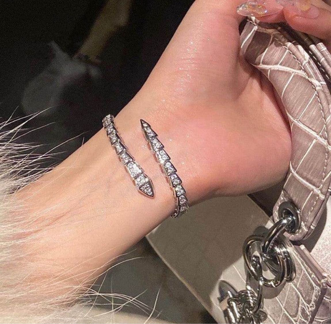 Bvlgari Yılan Tasarım Bileklik — görsel 3/3