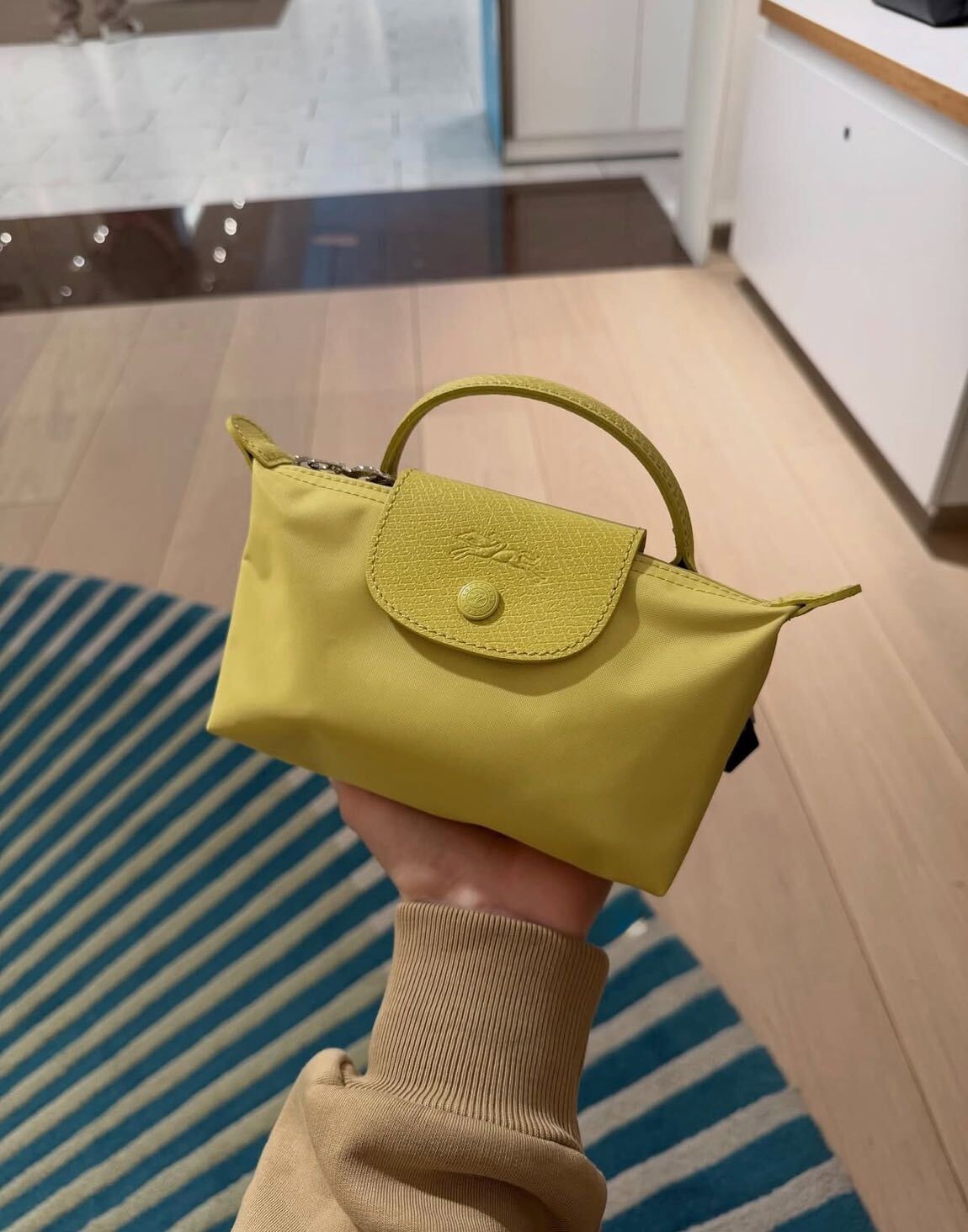 Longchamp %100 Orig.Fatur.One Xs Lime — görsel 4/18