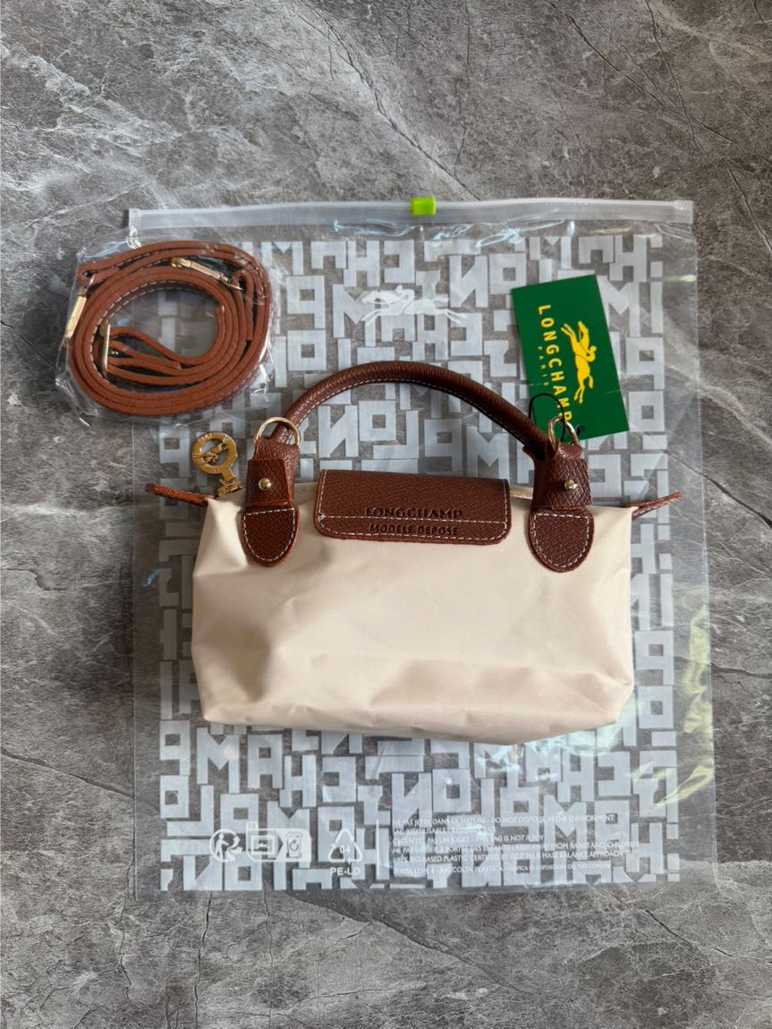 Longchamp Krem Çanta Seti — görsel 2/3