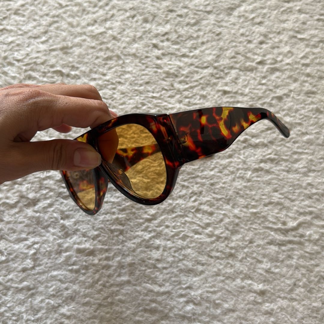 Asos Leopar Desenli Güneş Gözlüğü — görsel 2/5