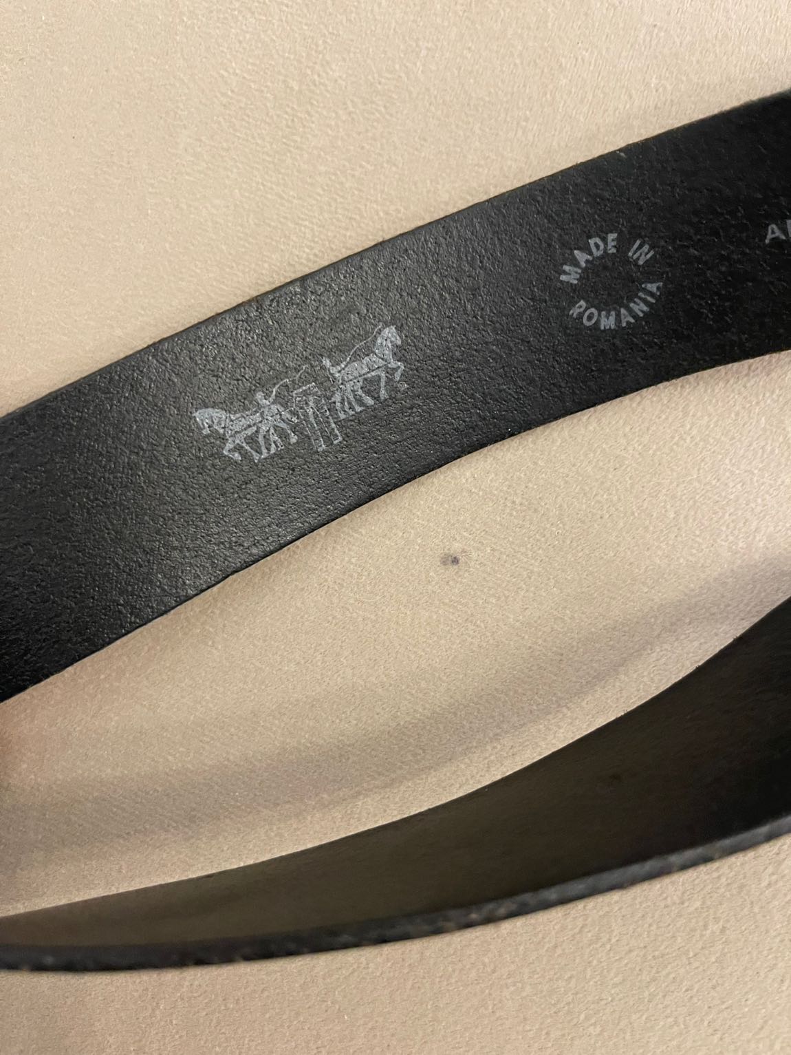 Levi's Siyah Deri Kemer — görsel 4/5