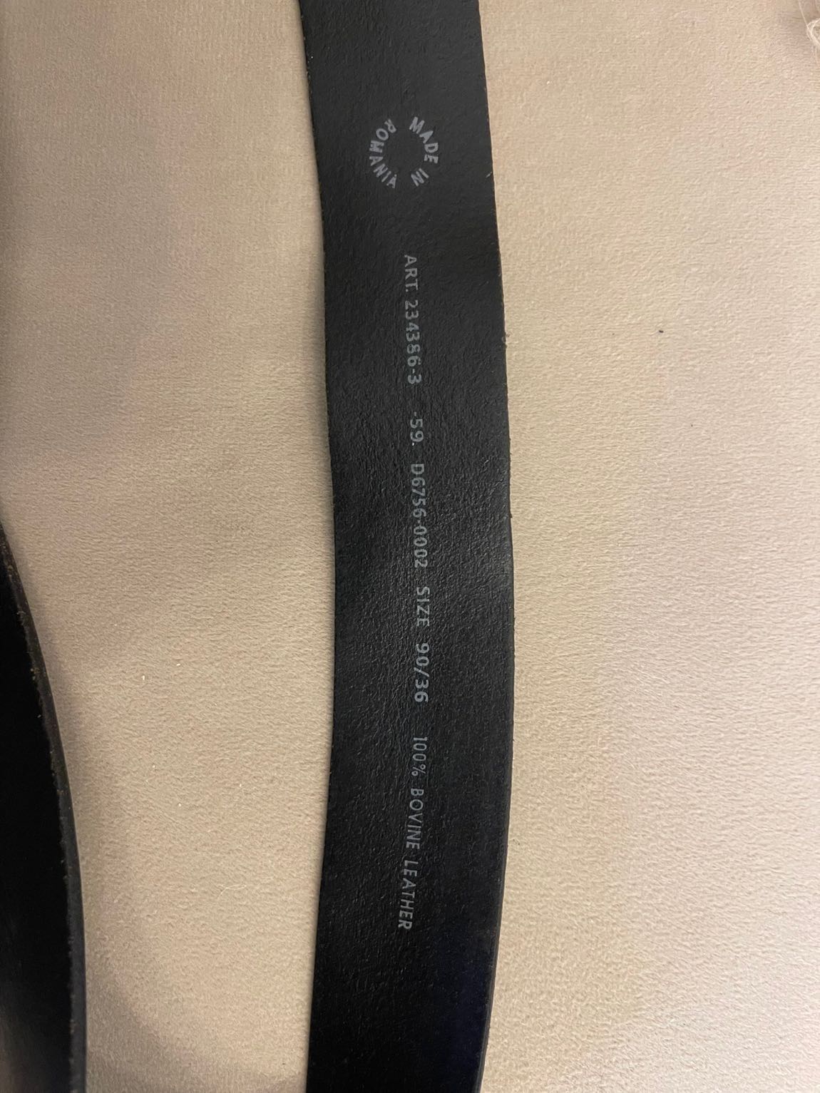 Levi's Siyah Deri Kemer — görsel 2/5