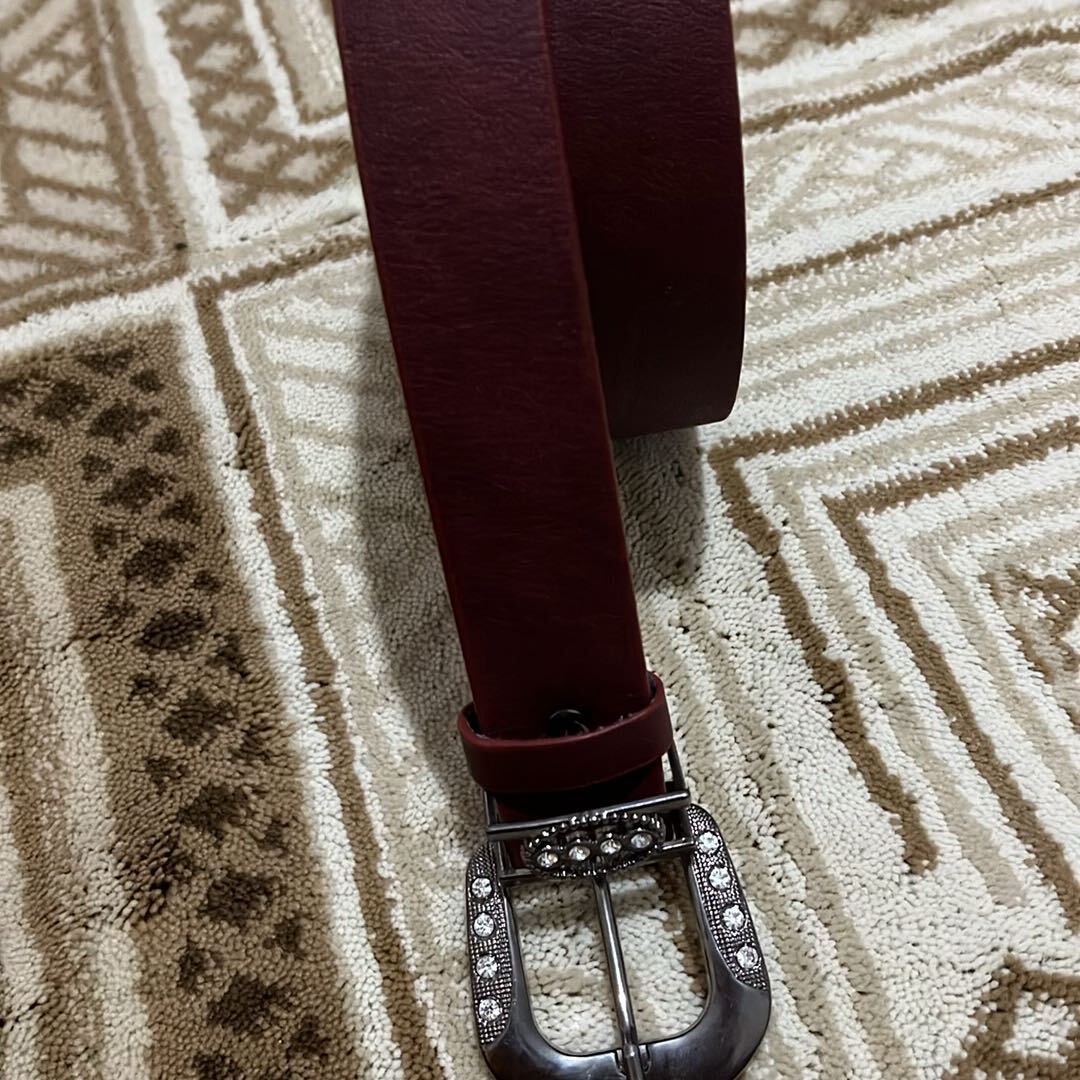 Bordo Taşlı Kemer — görsel 6/6
