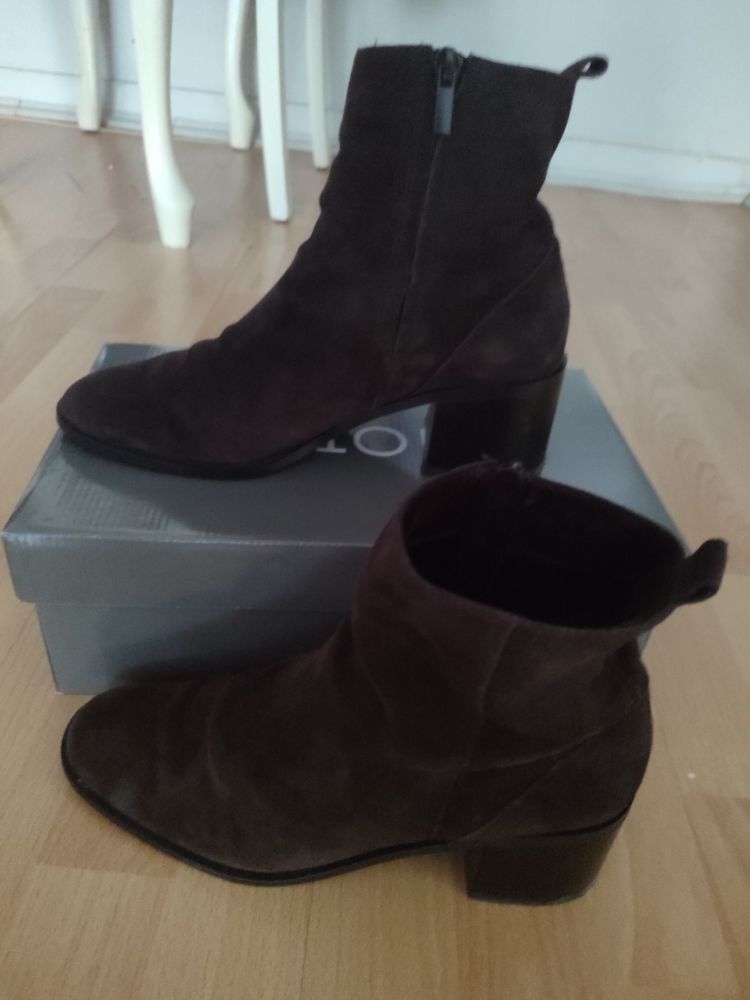 Zara Süet Topuklu Bot — görsel 4/6