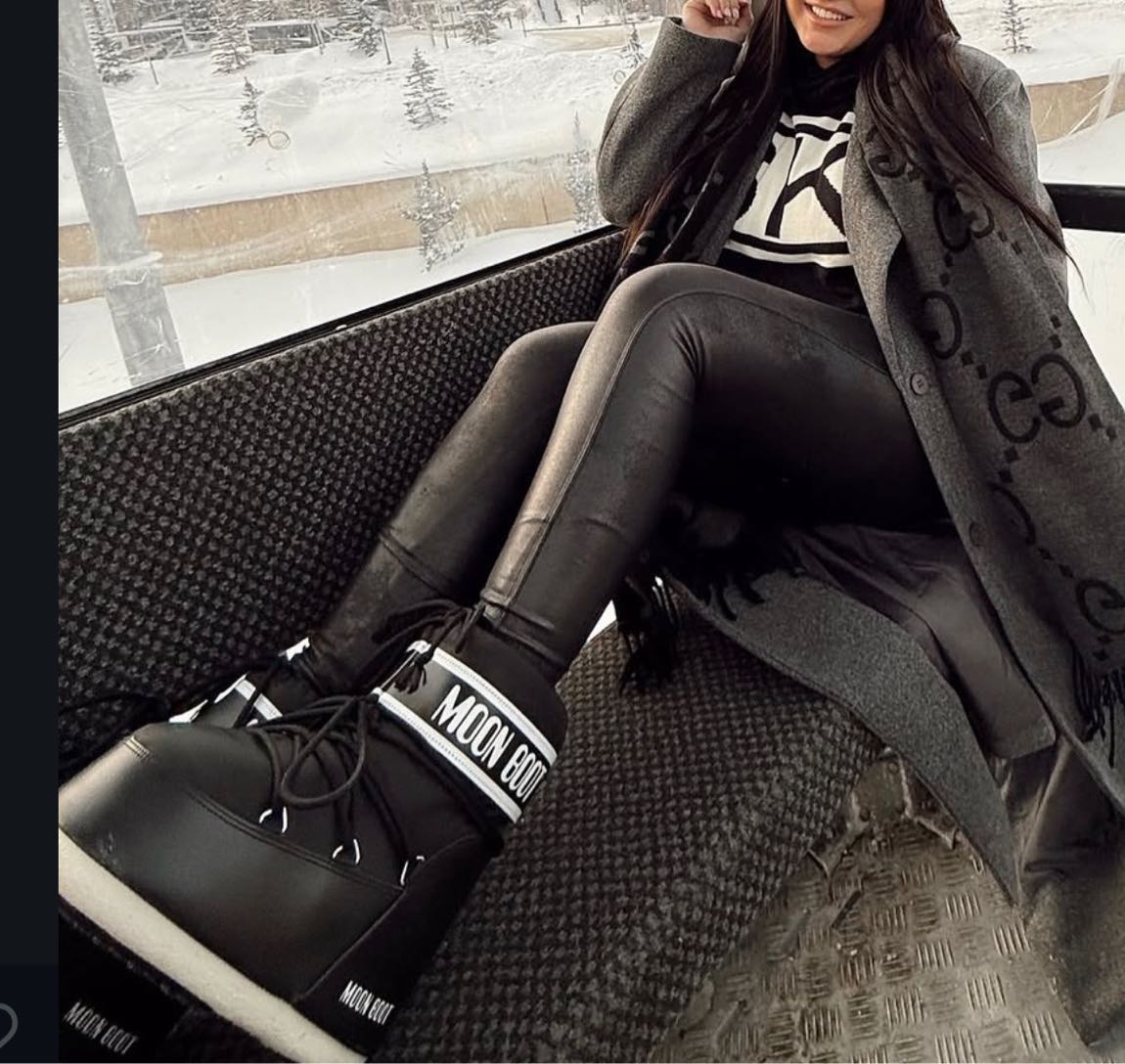 Moon Boot Siyah Kar Botu — görsel 10/18