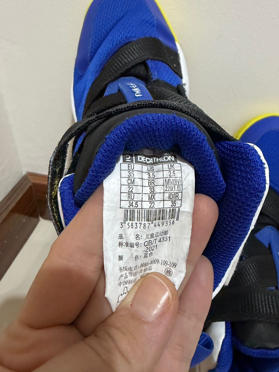 Mavi Spor Ayakkabı — görsel 3/4