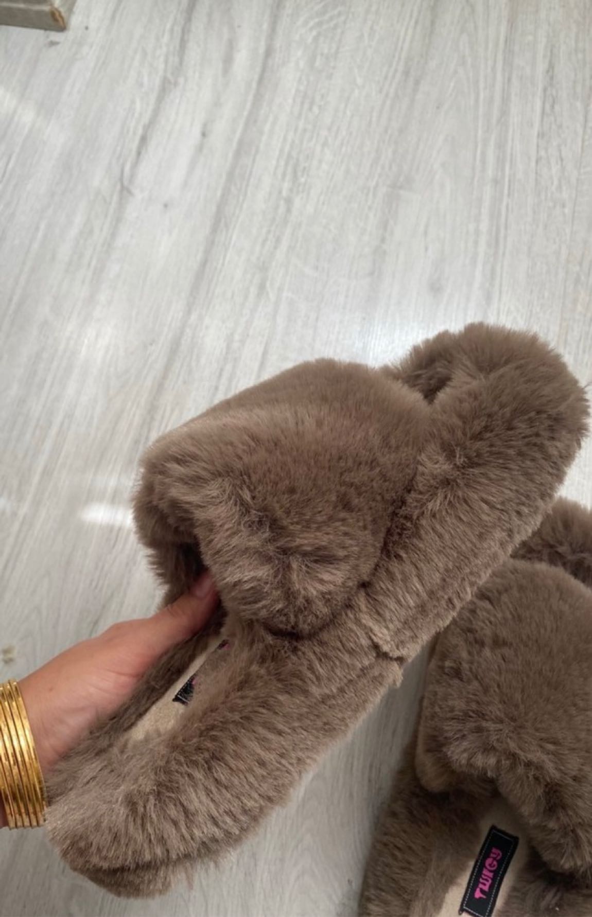 Taba Peluş Terlik — görsel 3/4