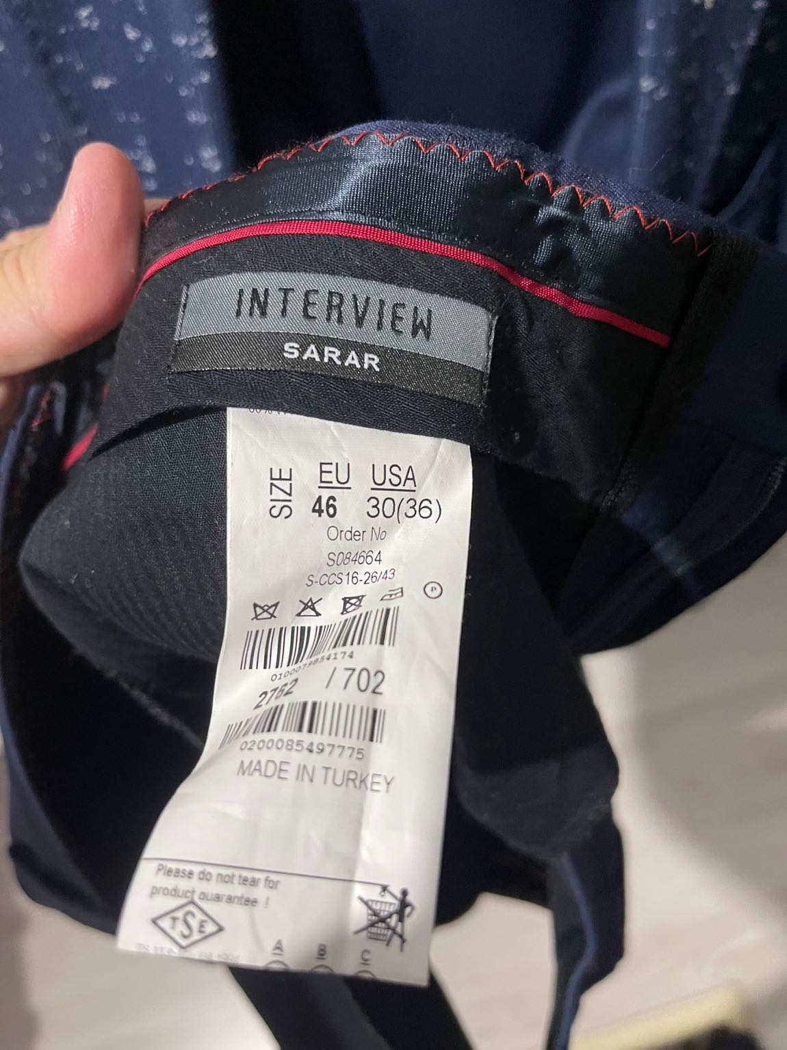 Lacivert Blazer Ceket Pantolon Takım — görsel 3/3