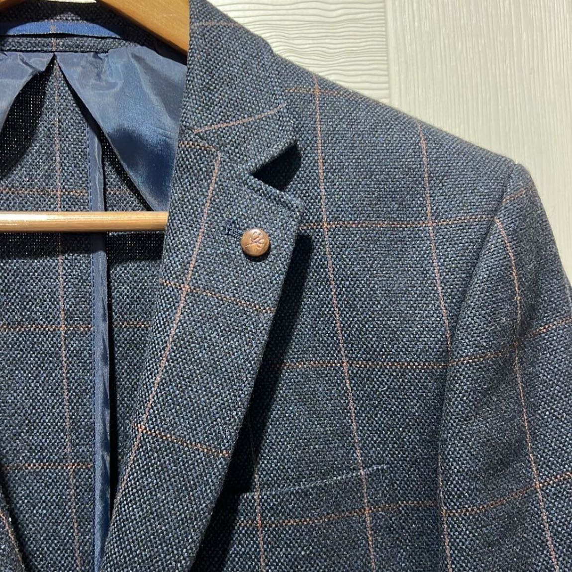 Ekose Blazer Ceket — görsel 6/8