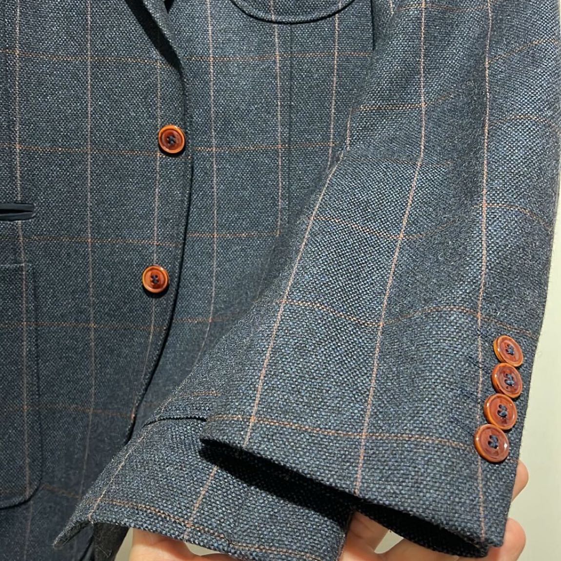 Ekose Blazer Ceket — görsel 5/8