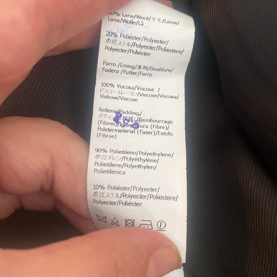 Loewe kalın kaban ceket — görsel 8/10