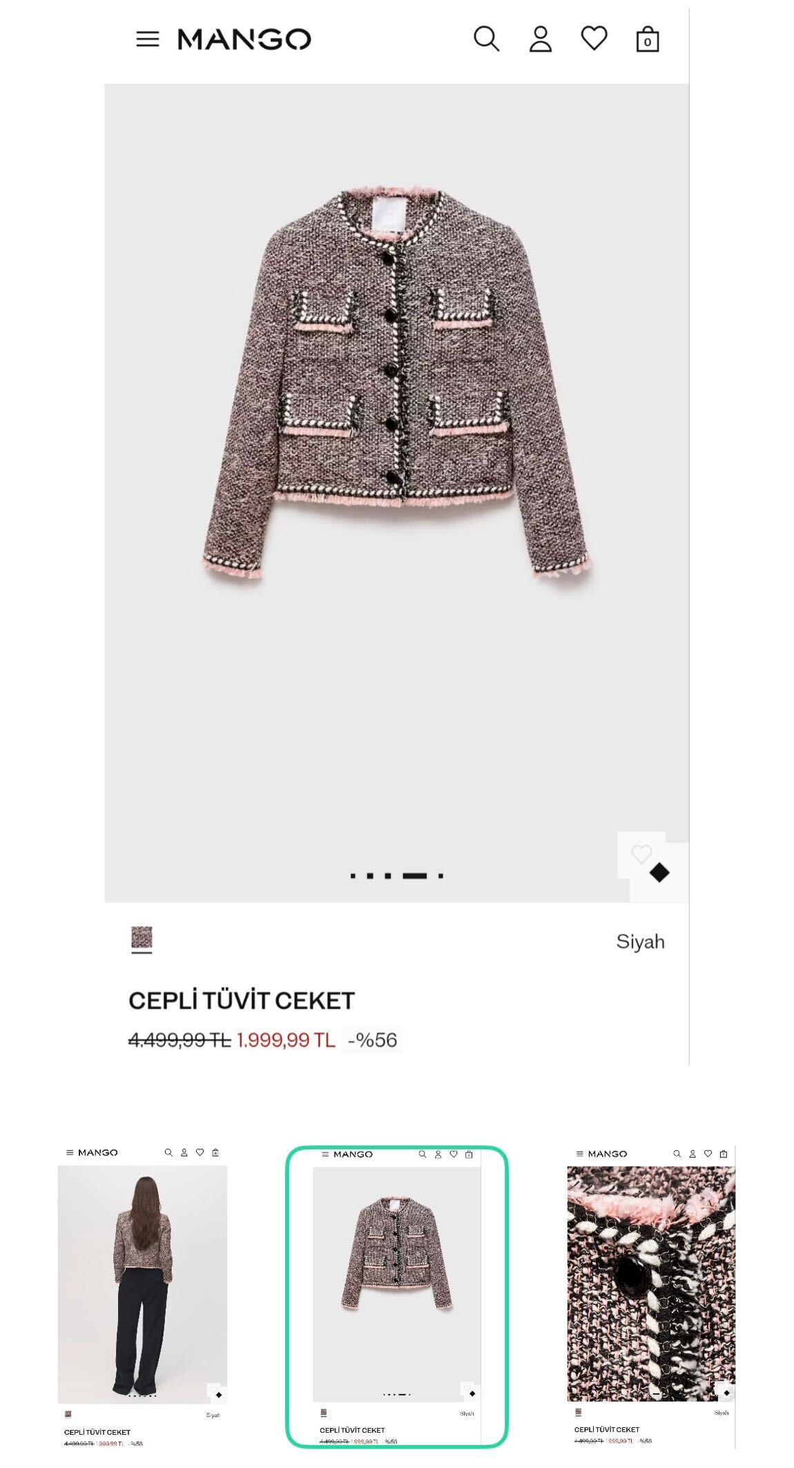 Cepeli Tüvit Ceket — görsel 3/10