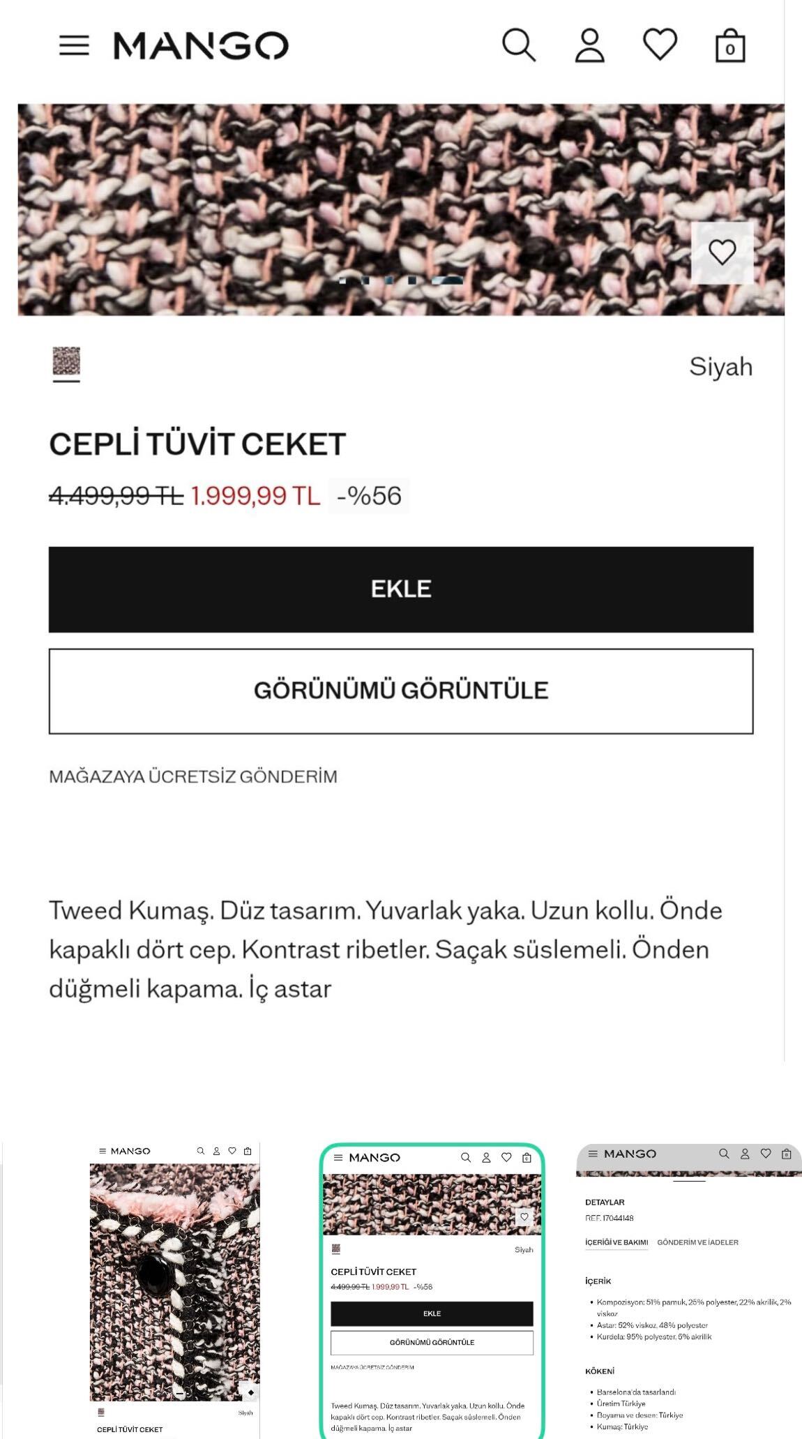 Cepeli Tüvit Ceket — görsel 5/10